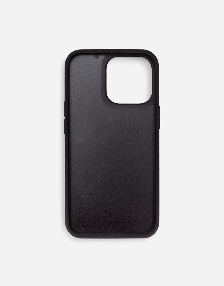 Dauphine calfskin and rubber 13 Pro cover - 2