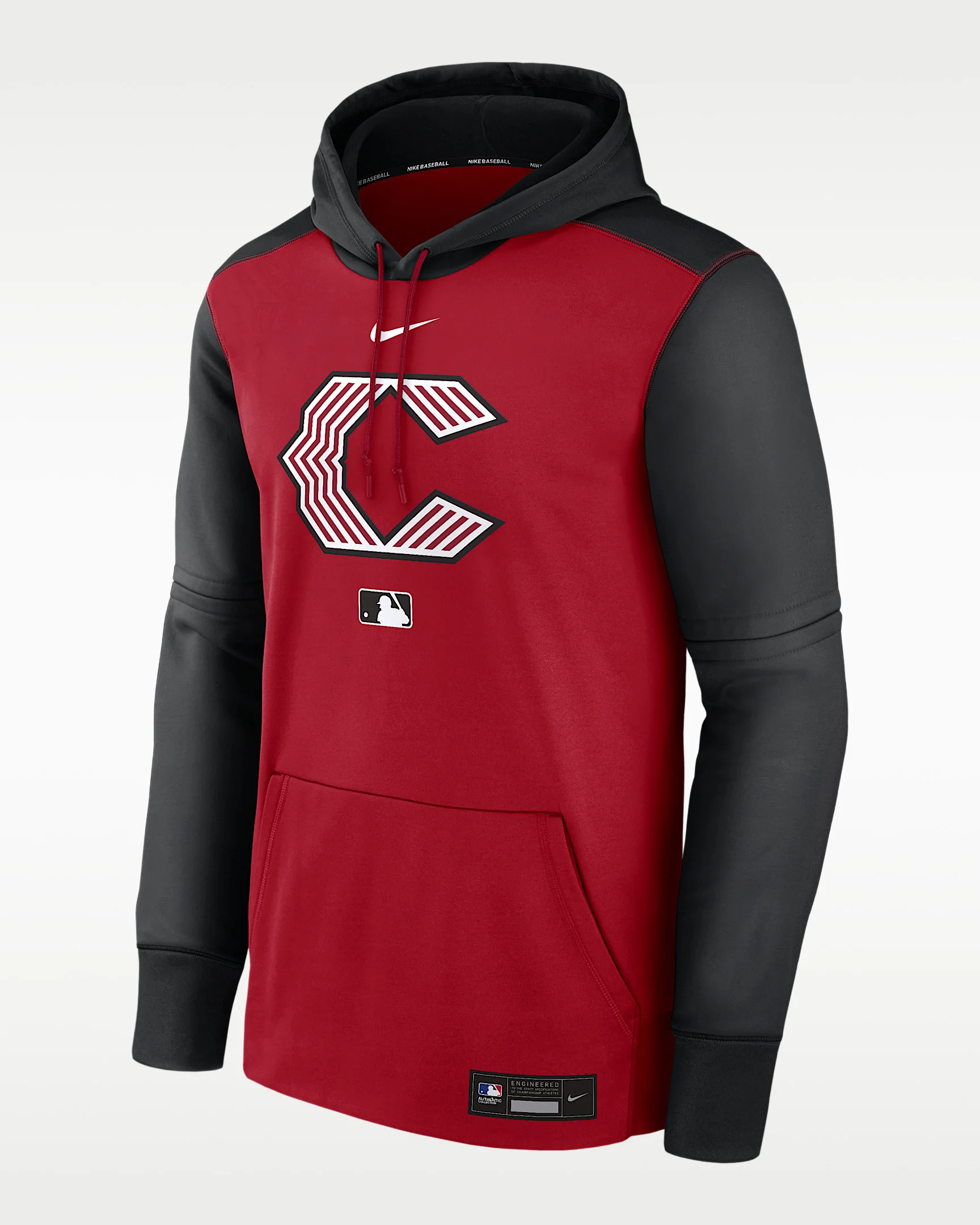 Cincinnati Reds Authentic Collection City Connect Men's Nike Therma MLB Pullover Hoodie - 1