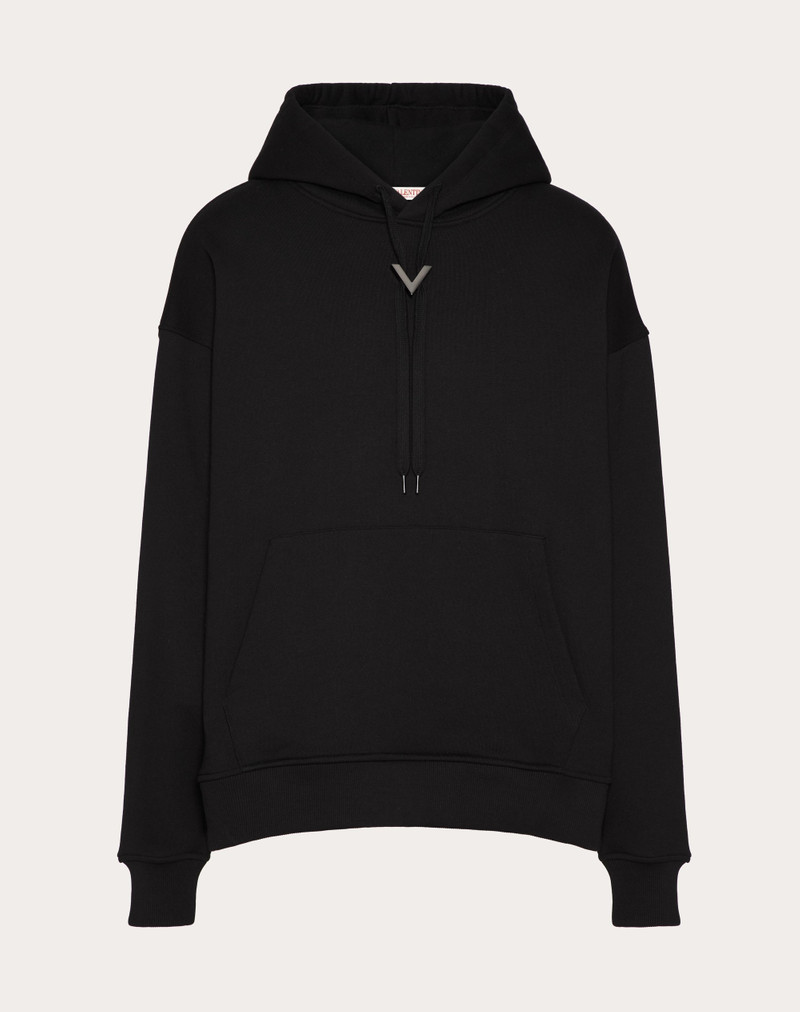 금속 V DETAIL와 함께 코팅된 SWEATSHIRT 1