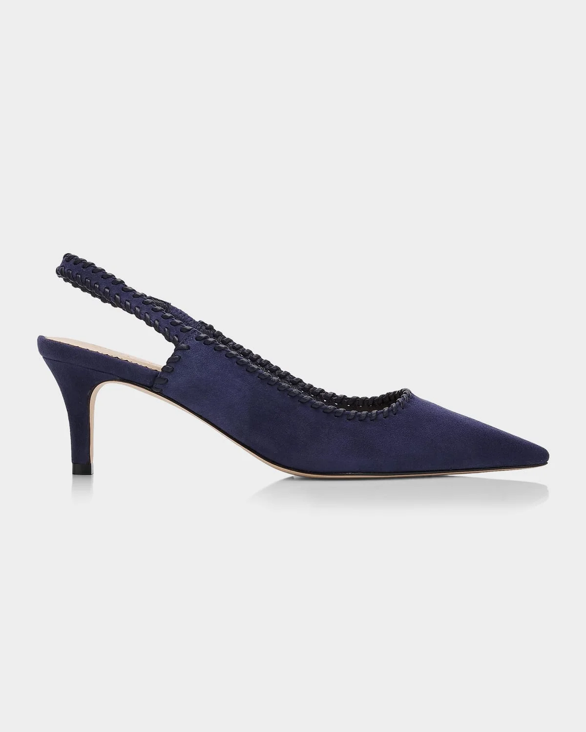 Sylvie 65MM Suede Slingback Pumps - 1
