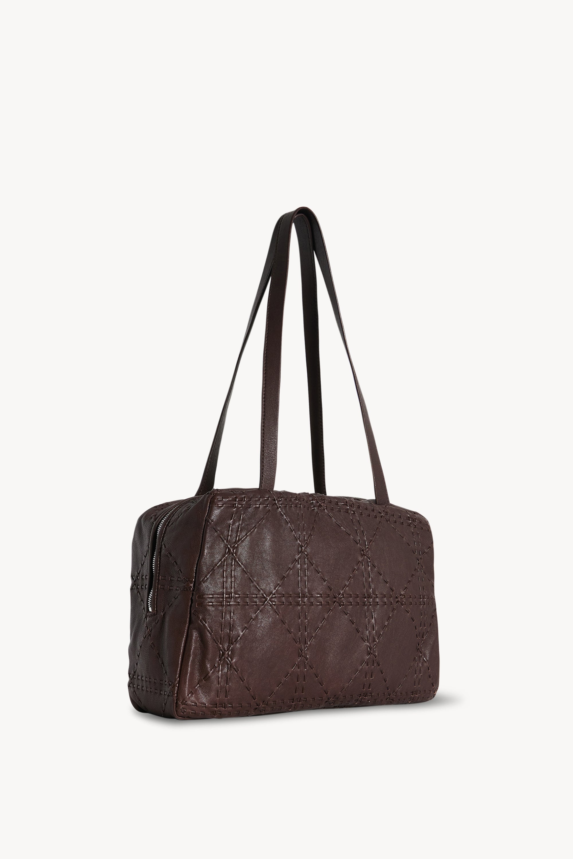 Astra Bowling Bag in Embroidered Leather - 2