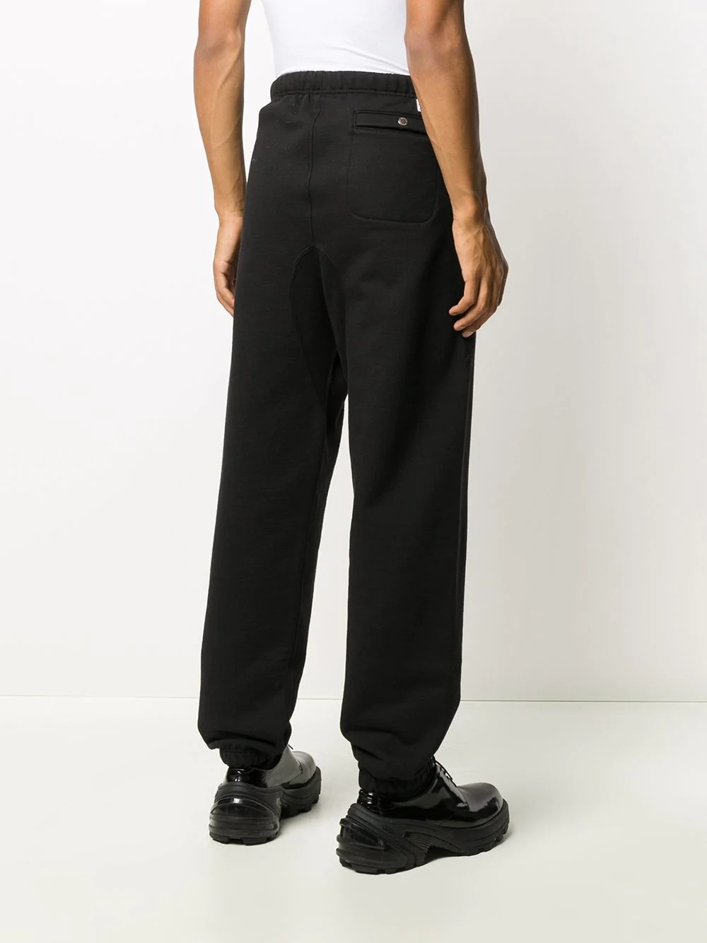 Uniform logo-patch track pants - 4