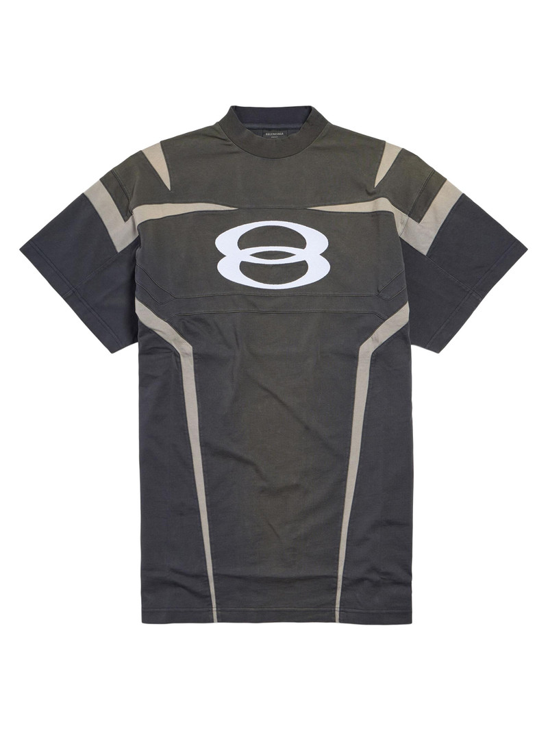 Unity Sports Icon Biker Oversized T-Shirt - Black 1