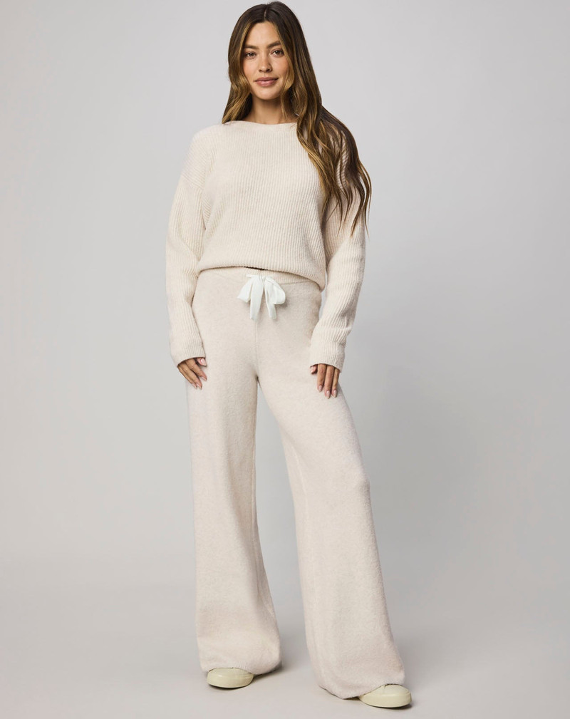 Splendid Stassi Satin Tie Sweater Pant outlook