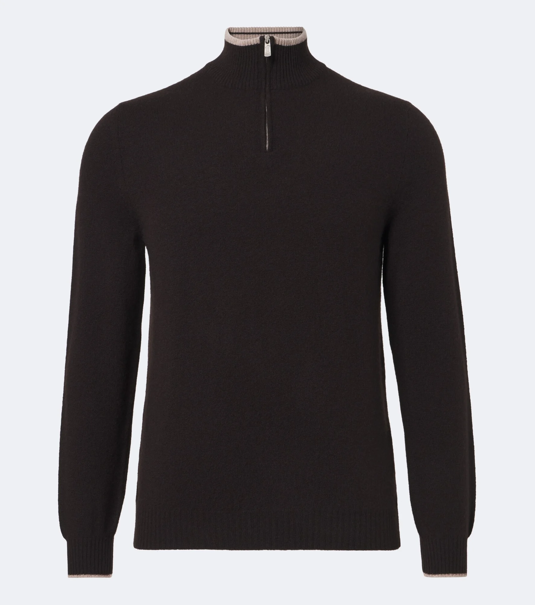 Cashmere half-zip sweater - 1