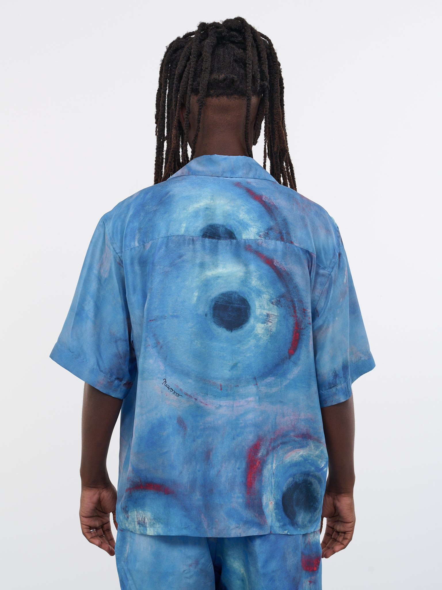 Buchi Blu Bowling Shirt - 3