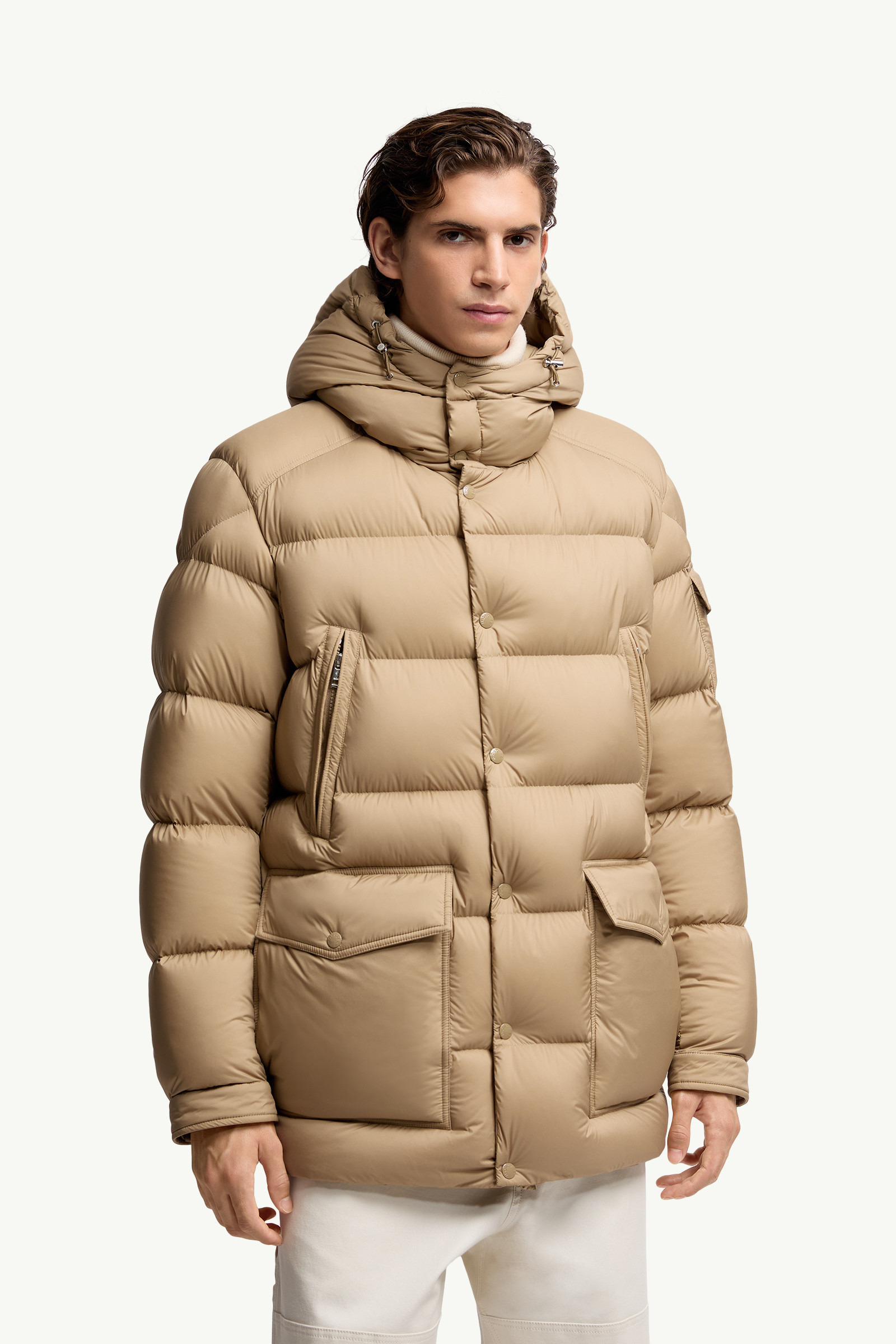 Bretagne Hooded Short Down Jacket - 3