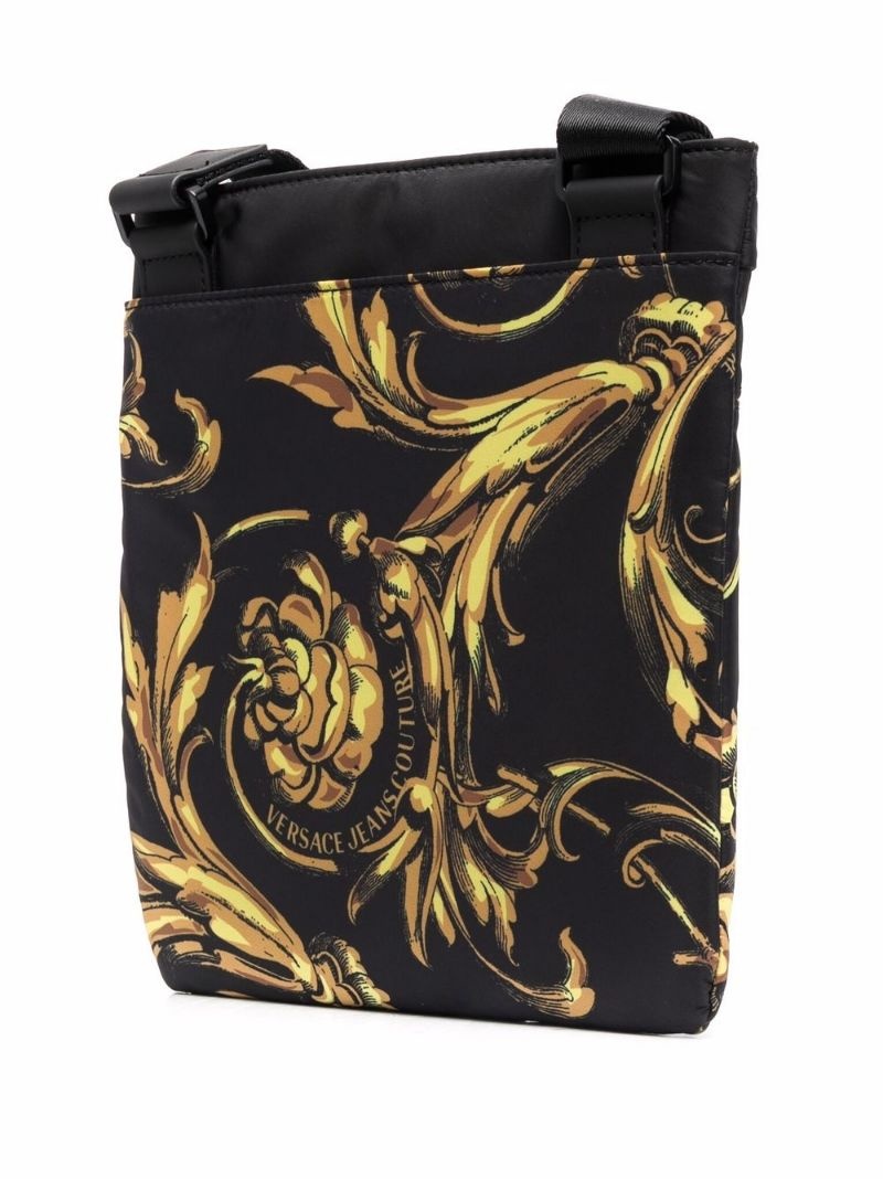 embossed-logo messenger bag - 3