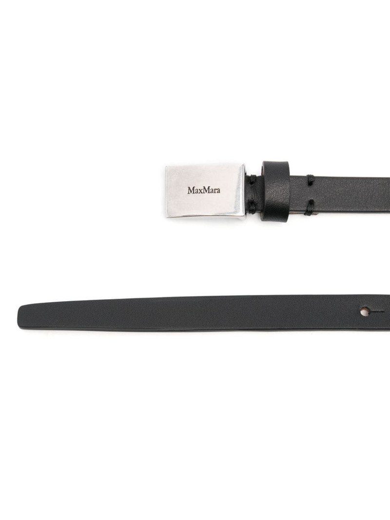 Max Mara logo-engraved belt outlook
