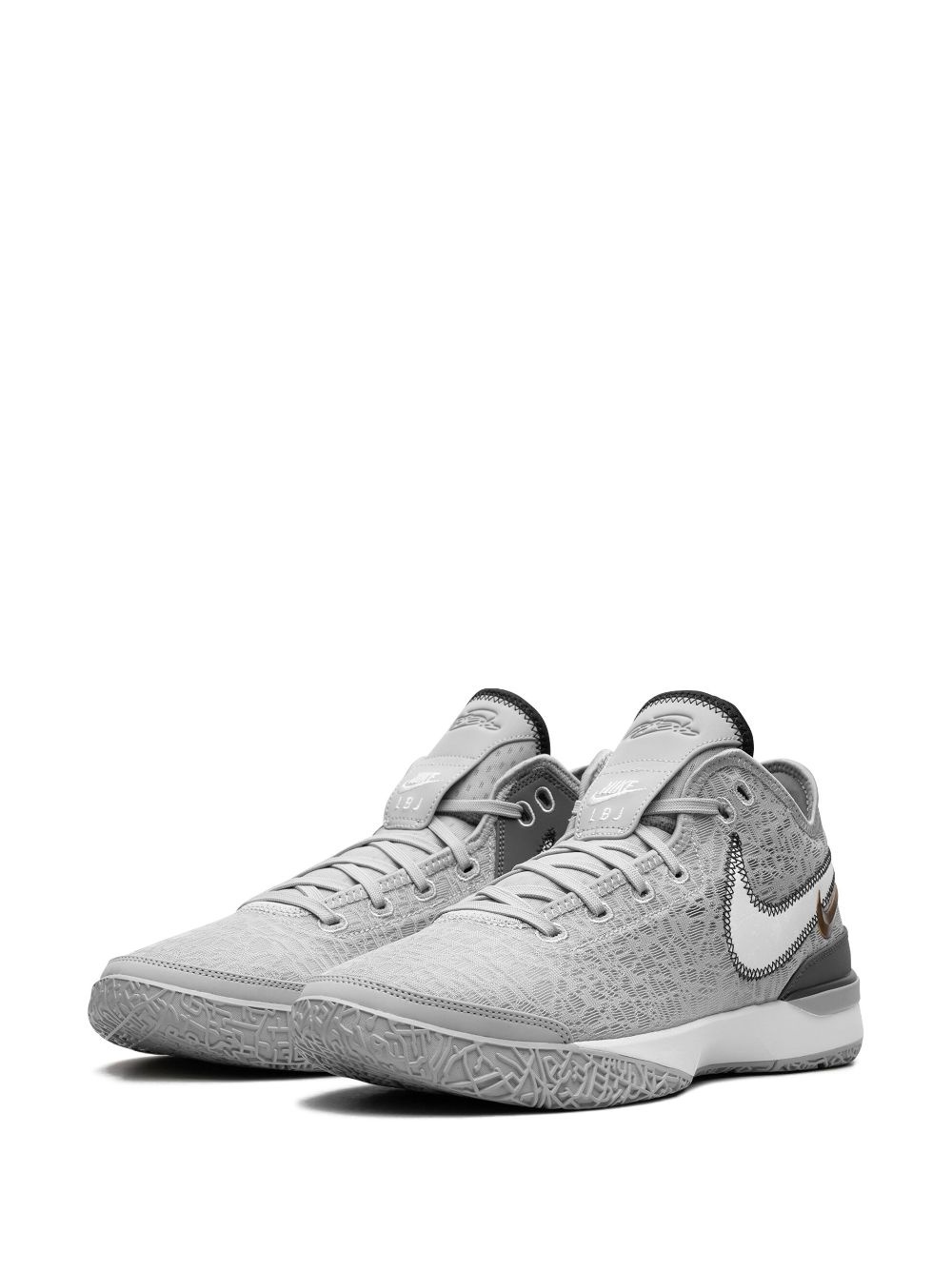 Zoom LeBron NXXT Gen "Wolf Grey Metallic Gold" - 5