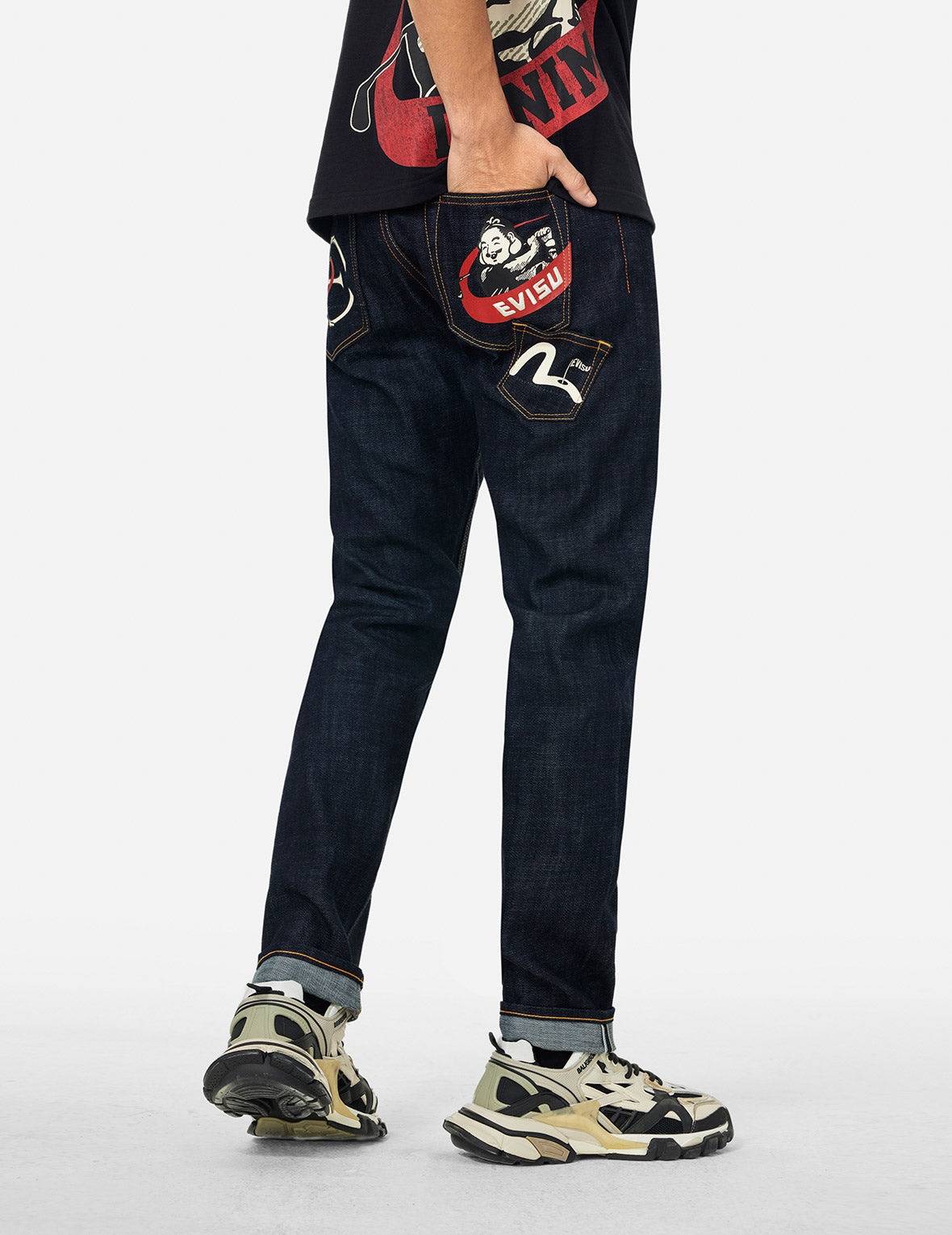 Godhead Golfing Print Slim Fit Jeans #2010 - 5