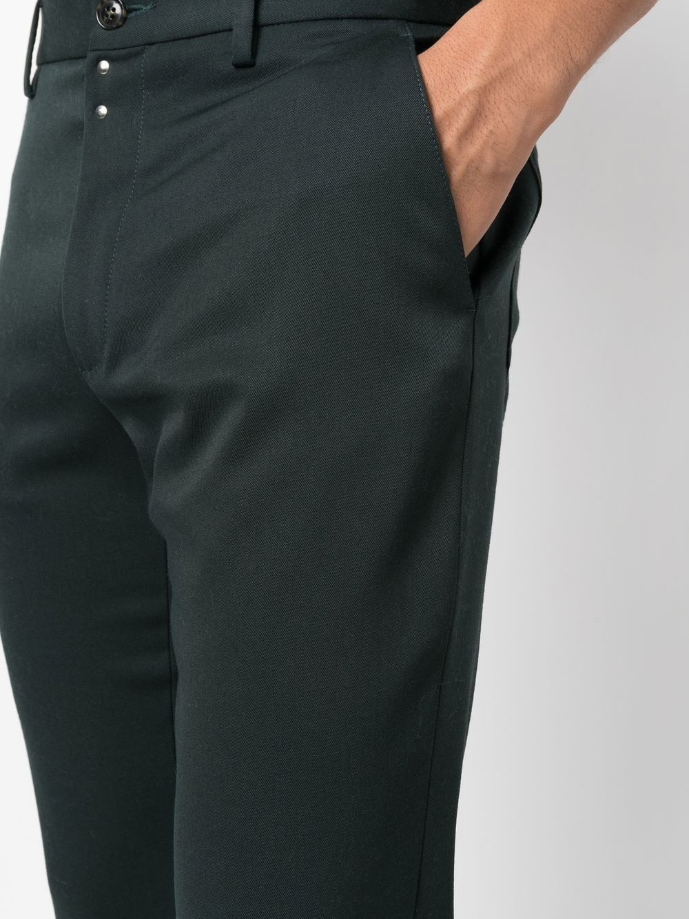 slim-cut leg trousers - 5