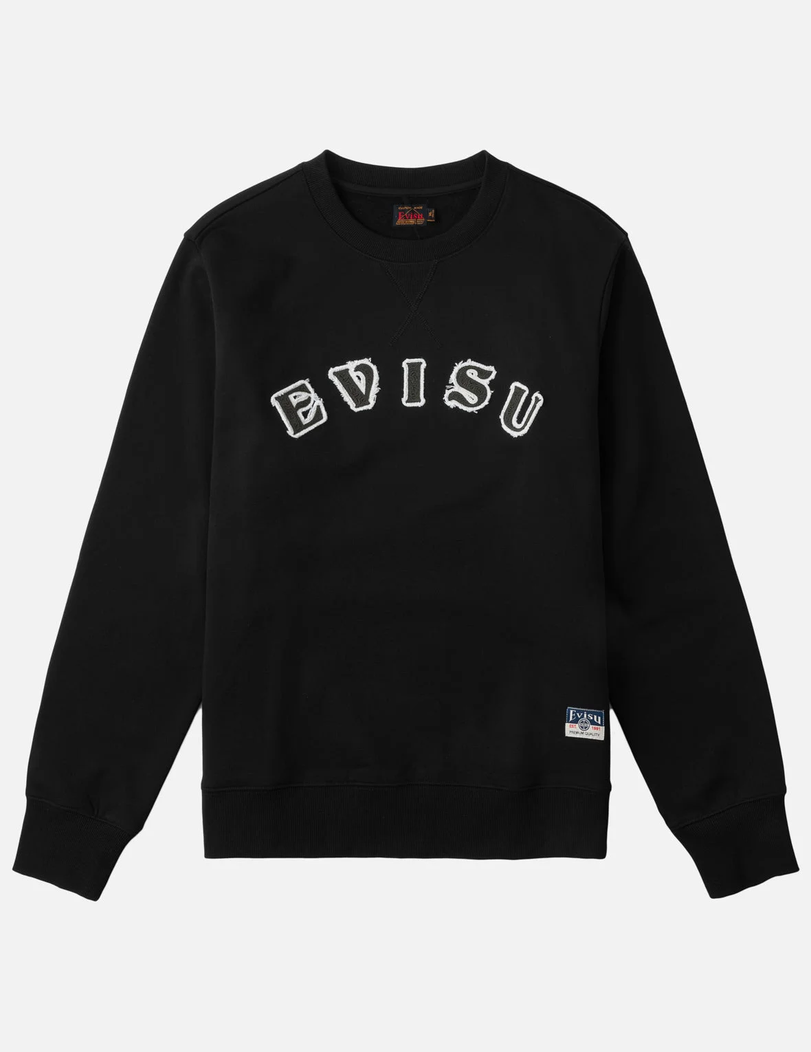 Evisu Embroidery Badge Fleece Sweatshirt - 1