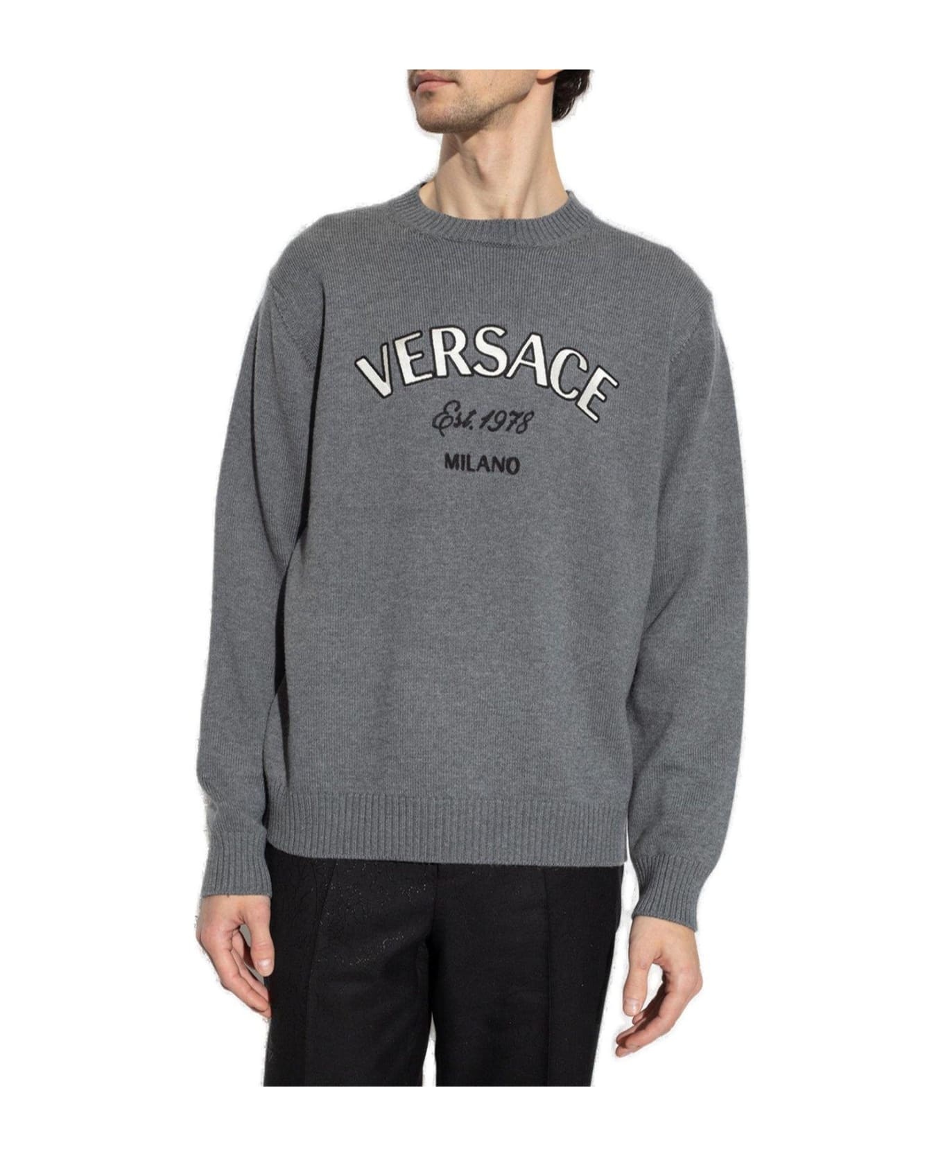 Logo-embroidered Crewneck Jumper - 2