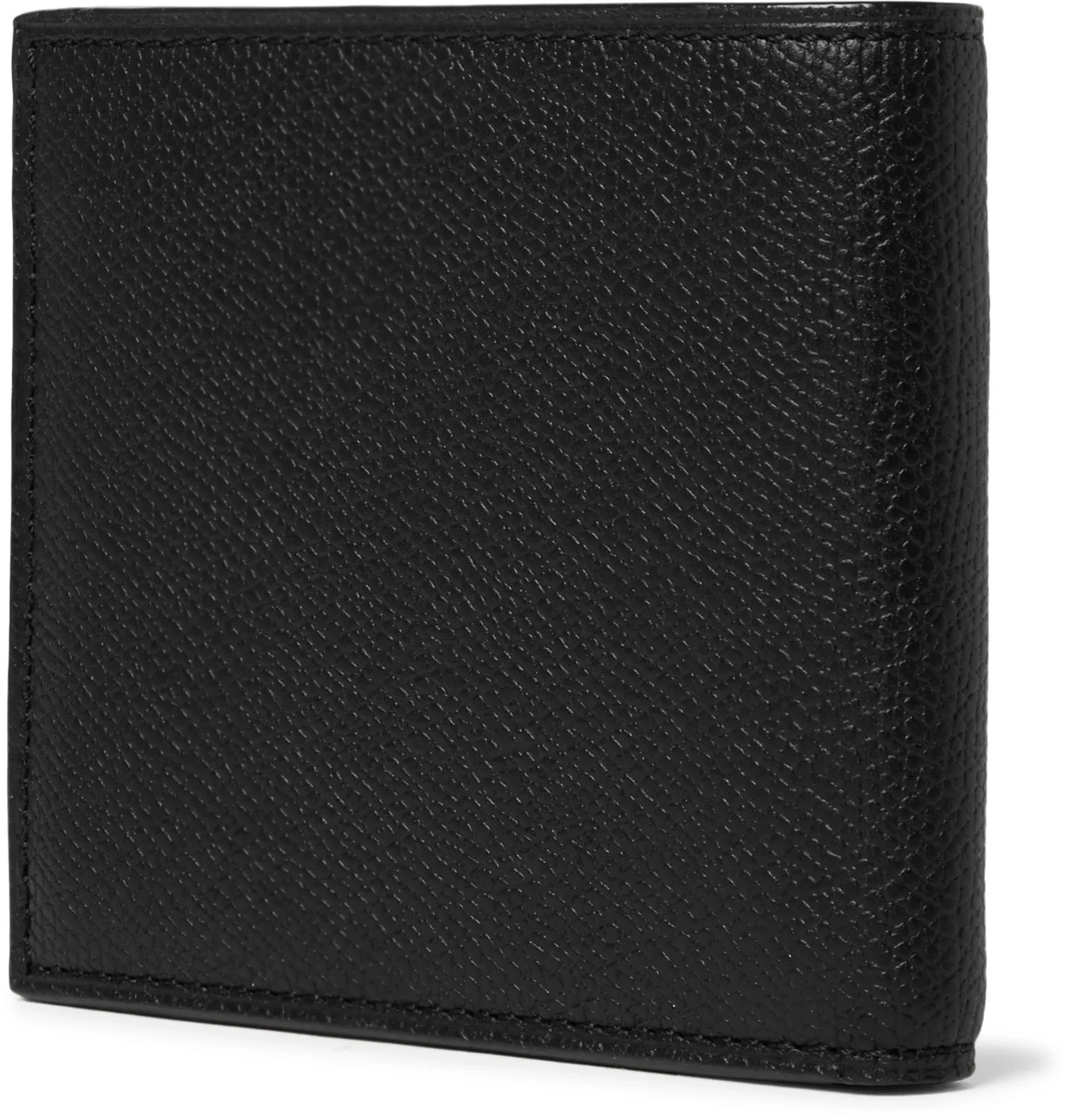 Pebble-Grain Leather Billfold Wallet - 11