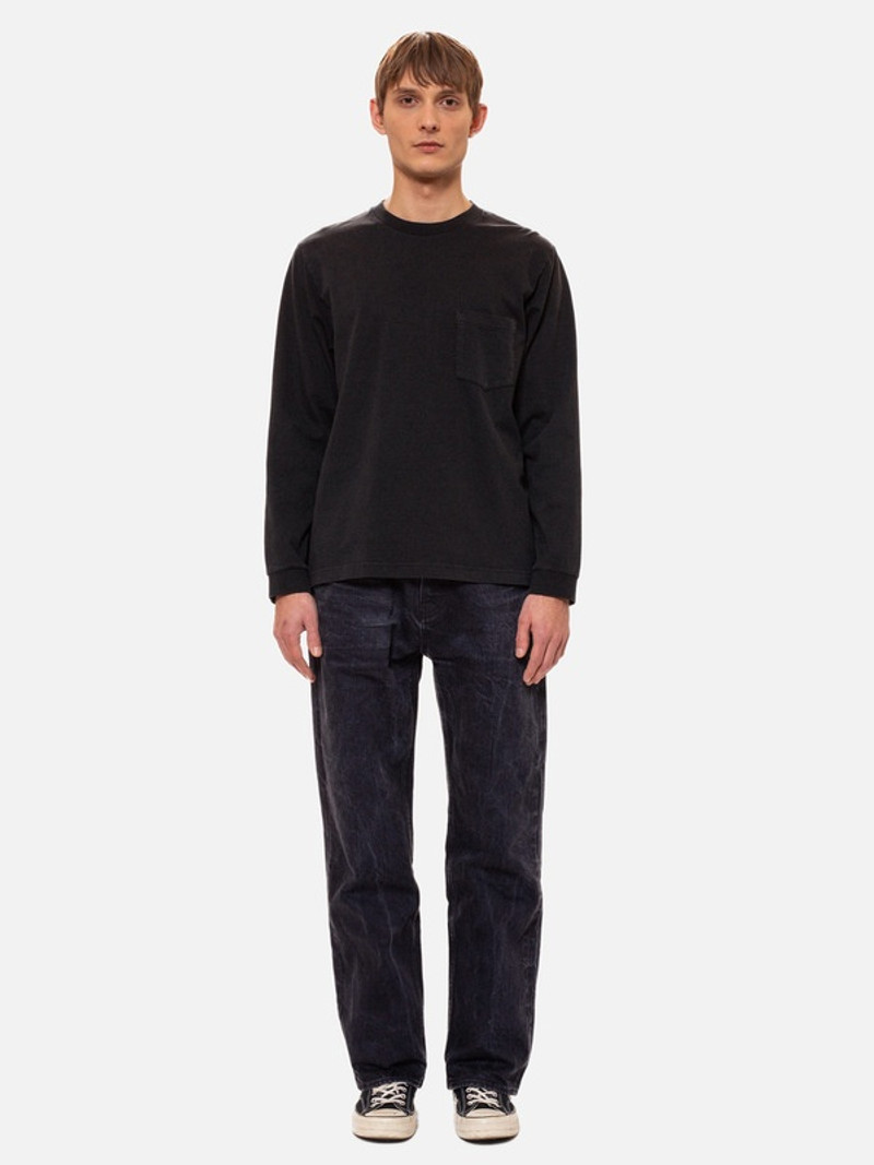 Nudie Jeans Rudi Heavy Pocket Tee Black outlook