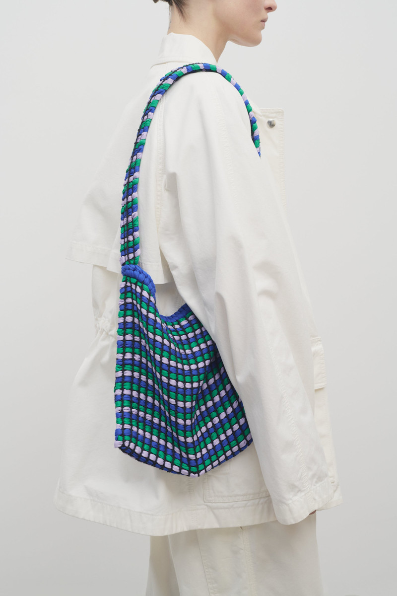 Haley Woven Hobo Bag in Viscose 5