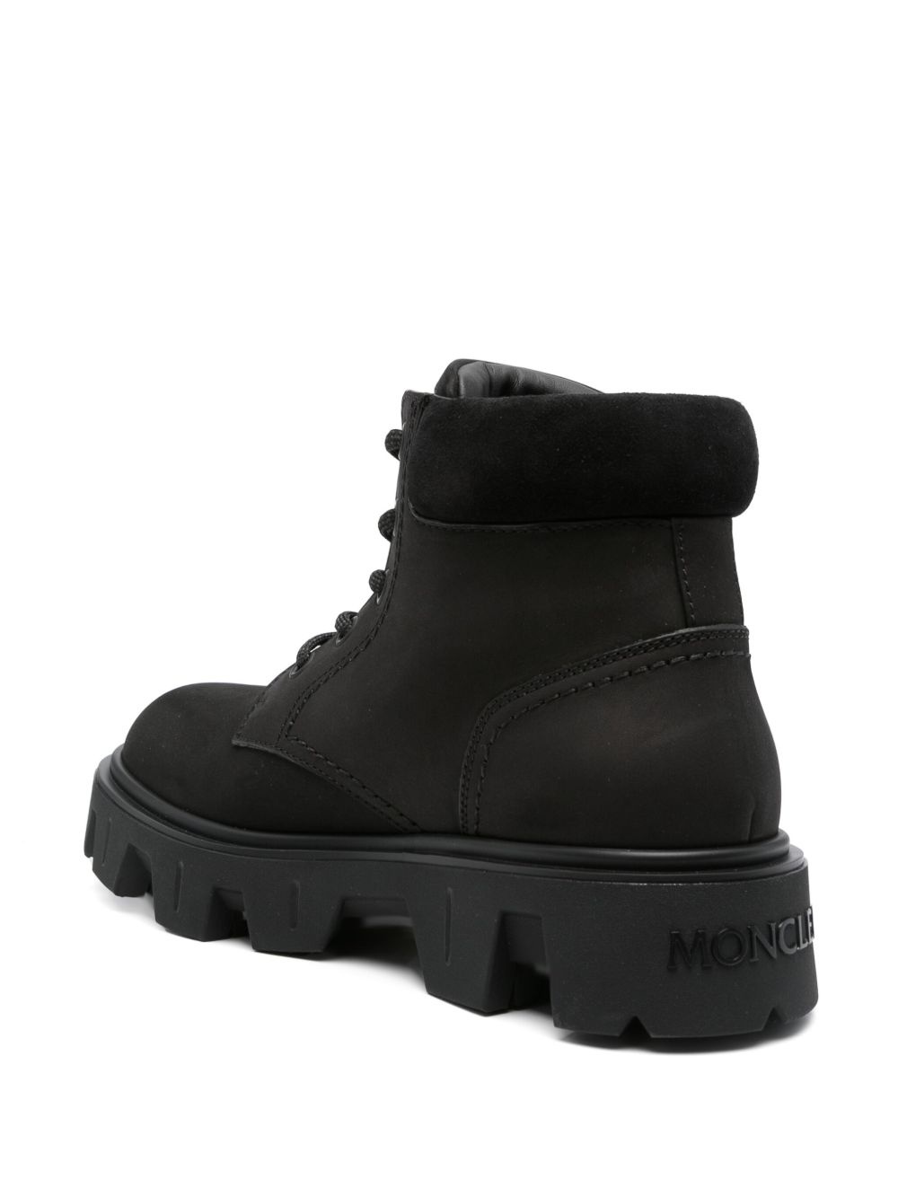 lace-up rubber-sole boots - 3