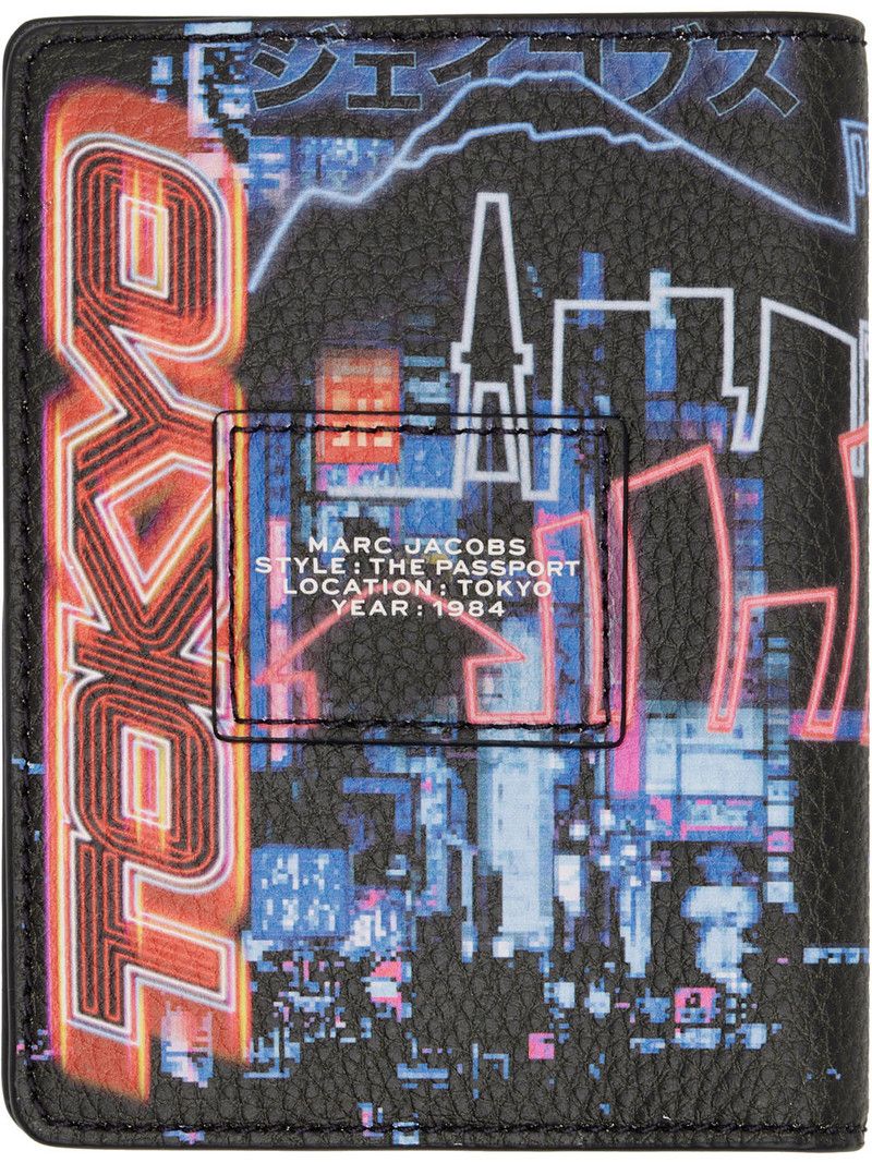 Marc Jacobs SSENSE Exclusive Black 'The Tokyo' City Passport Holder outlook