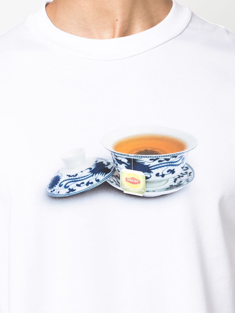 teacup graphic T-shirt - 6