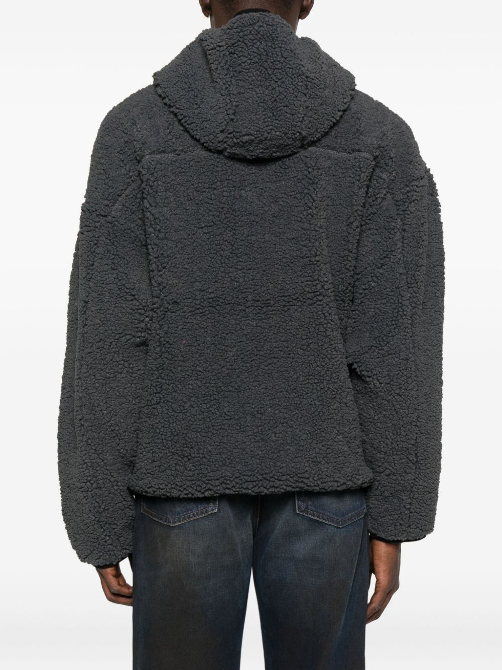 hooded logo-detail jacket - 4