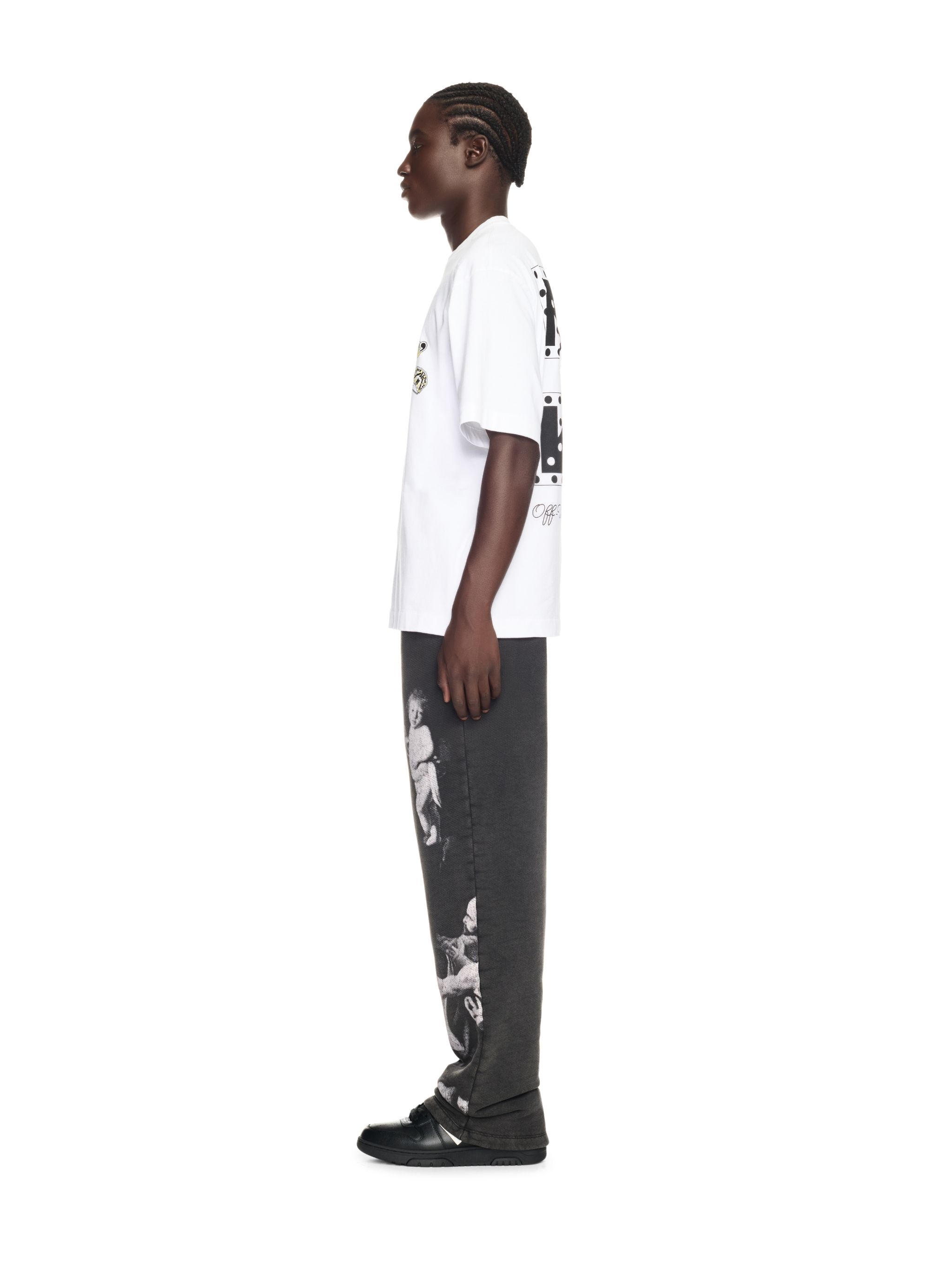 Black Blurred Mary Sweatpants - 3