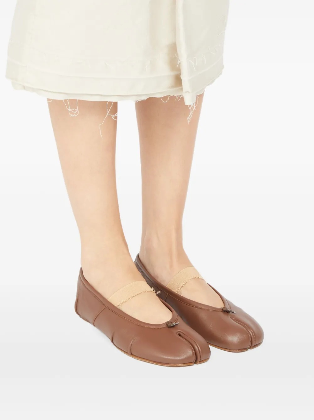 MAISON MARGIELA - Women Tabi Elastic Band Ballerina - 6