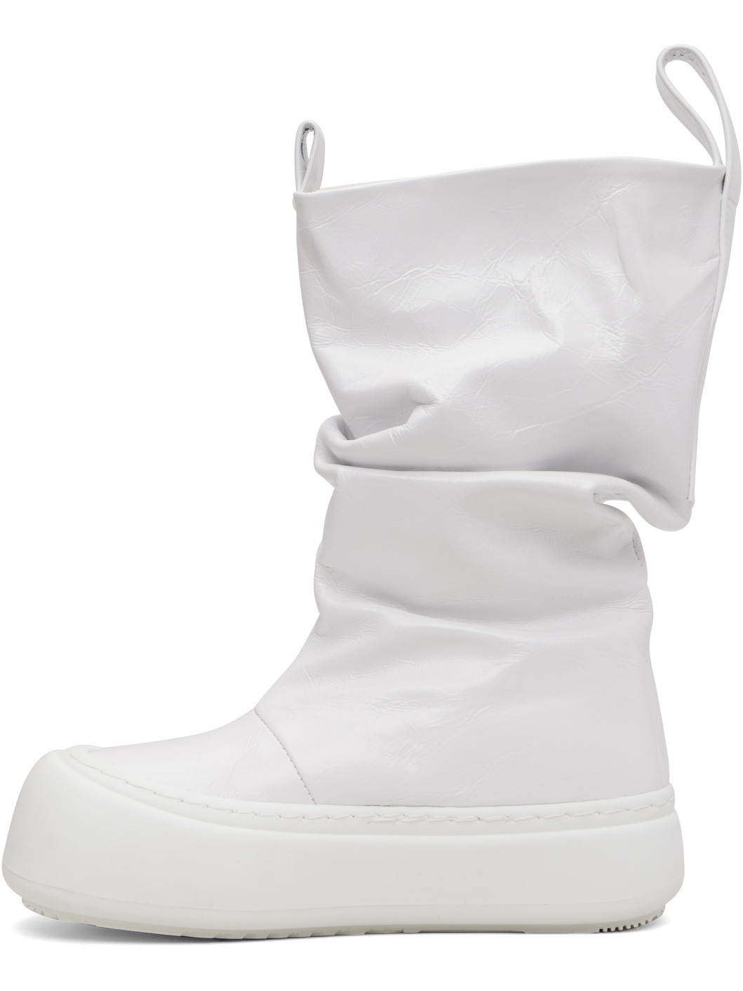 White Fisherman Low Boots - 3