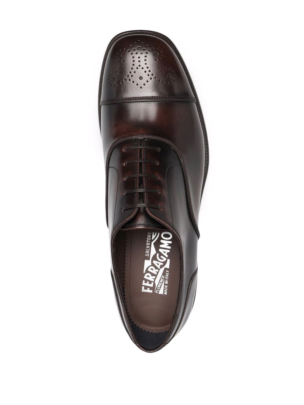 perforated-design brogues - 4