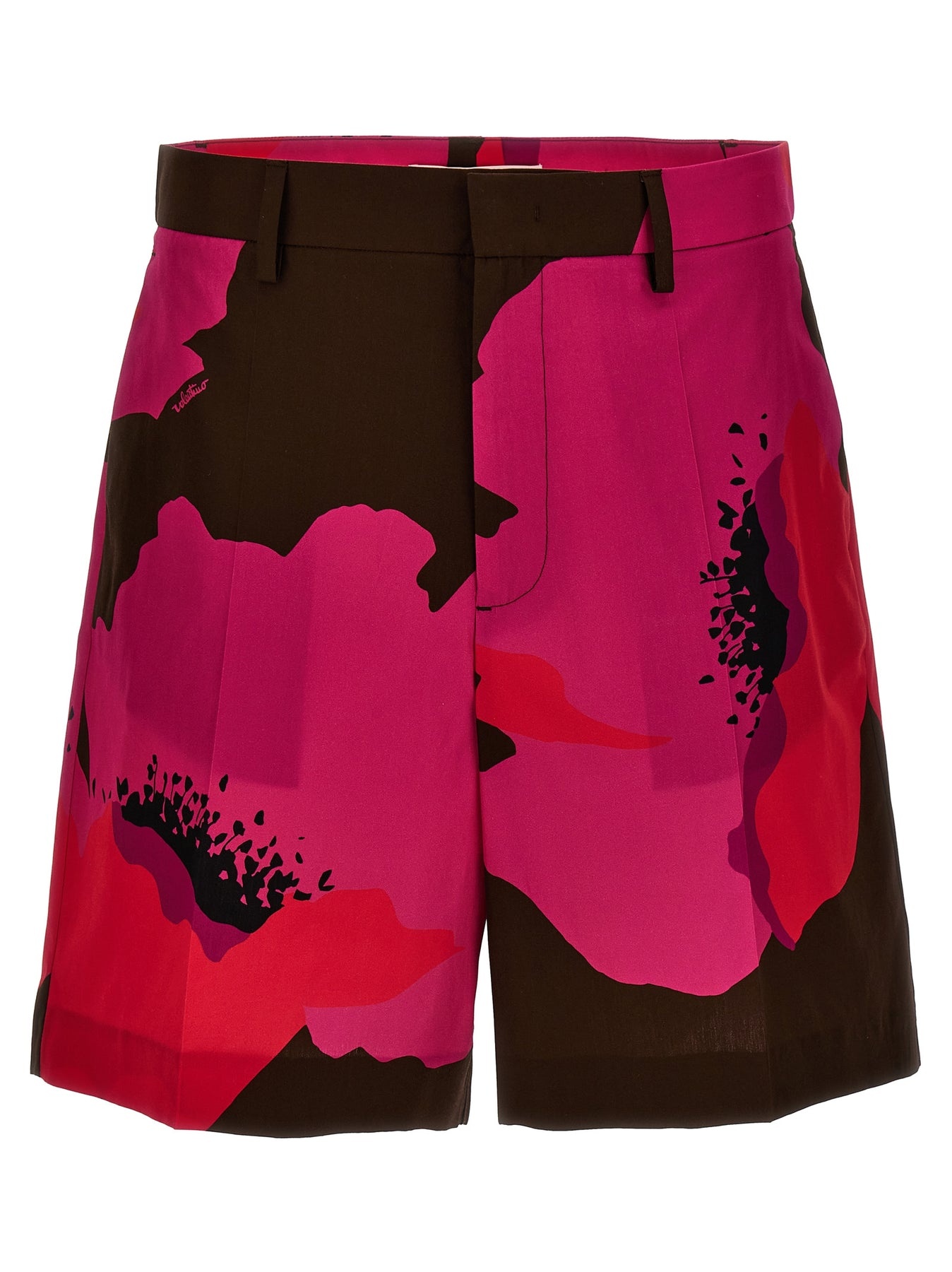 Valentino Floral Print Bermuda Shorts Bermuda, Short Multicolor - 1