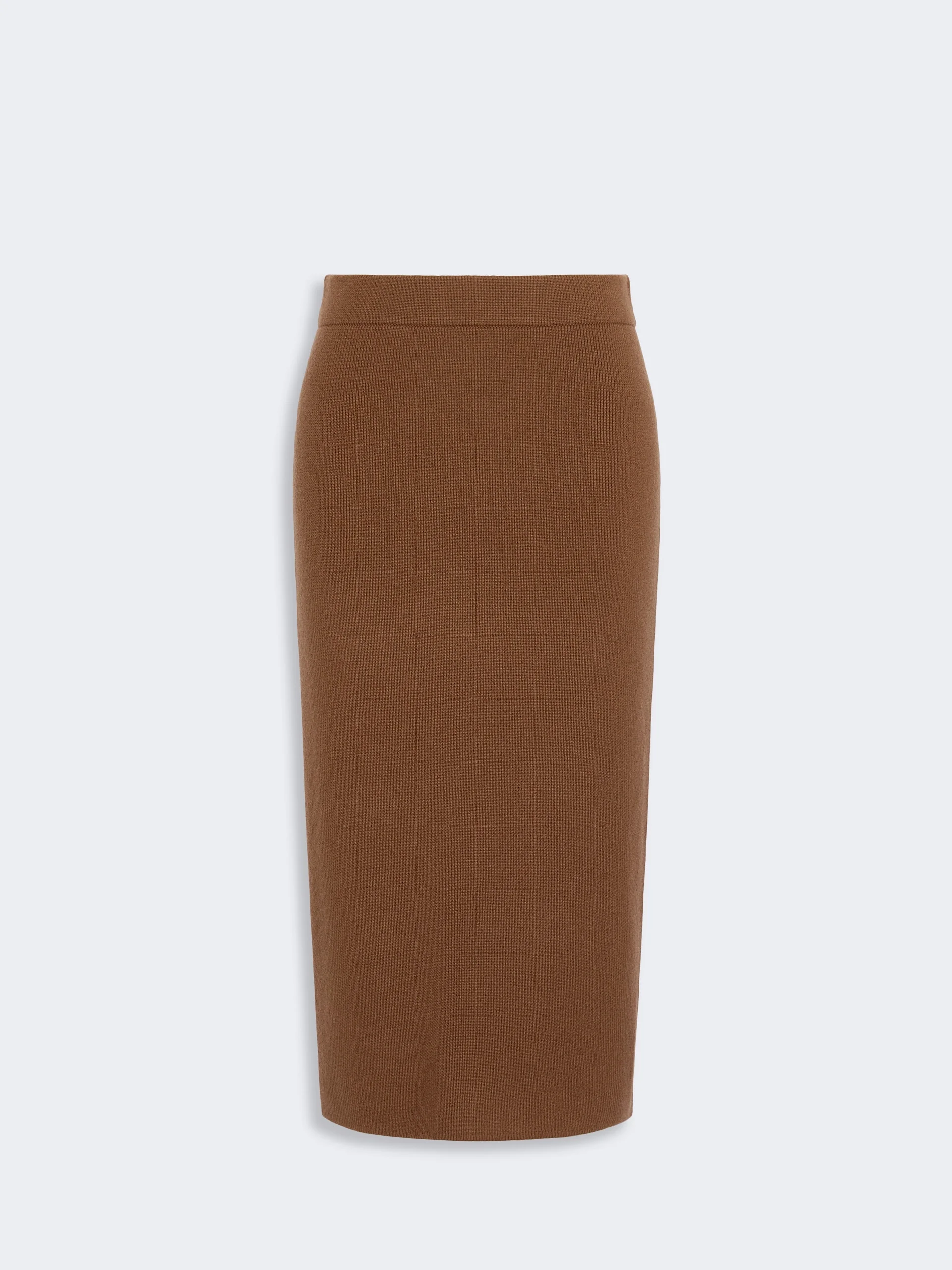 ZUCCA Wool and cashmere pencil skirt - TOBACCO - 1