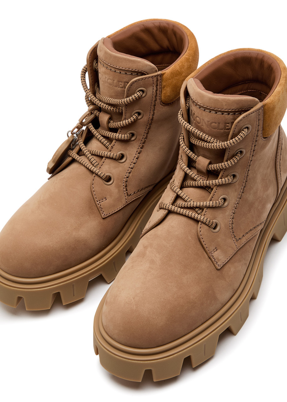 Moncler Peak City Nubuck Hiking Boots - 3