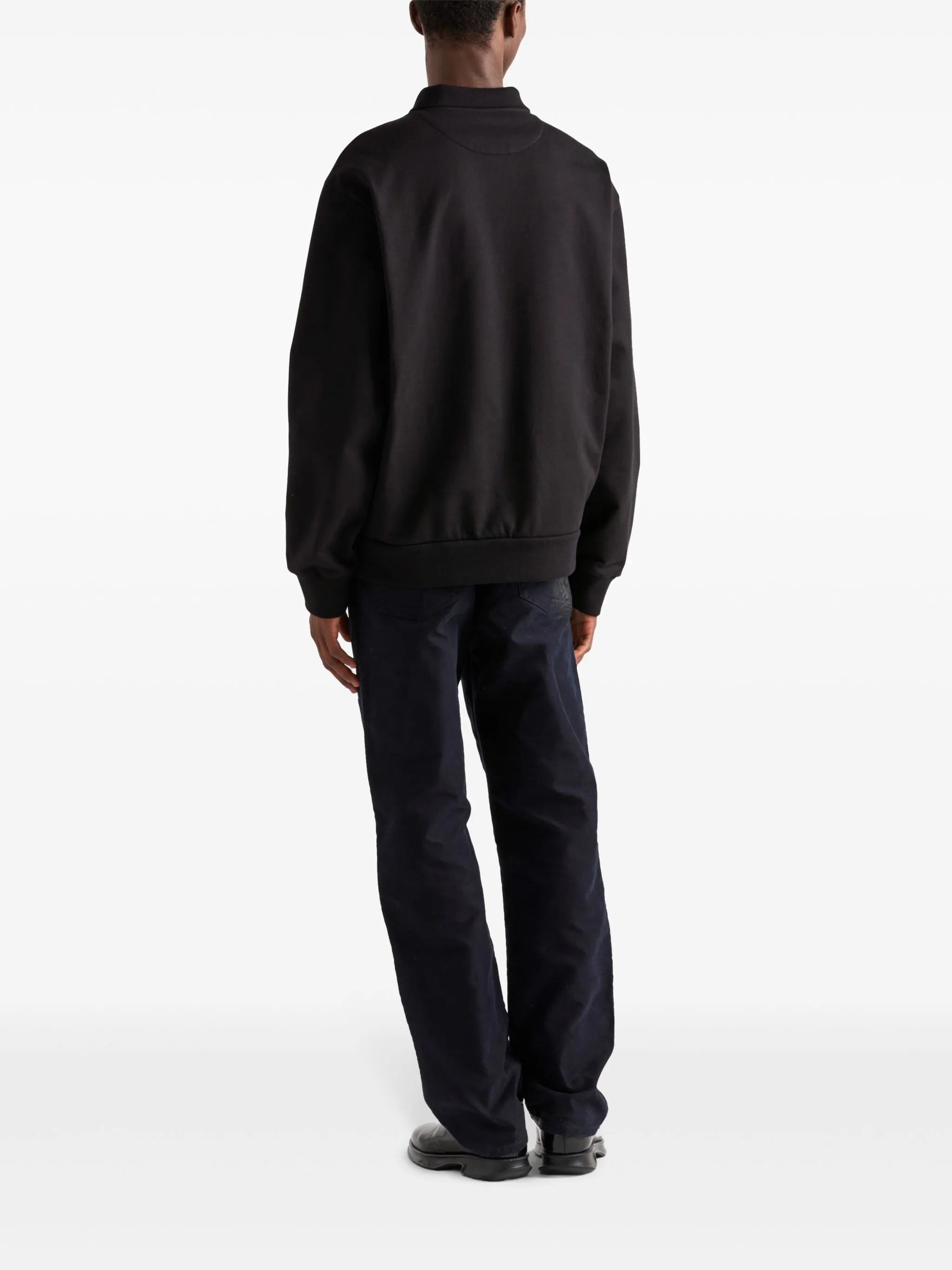 jacquard-knitted logo polo shirt - 3