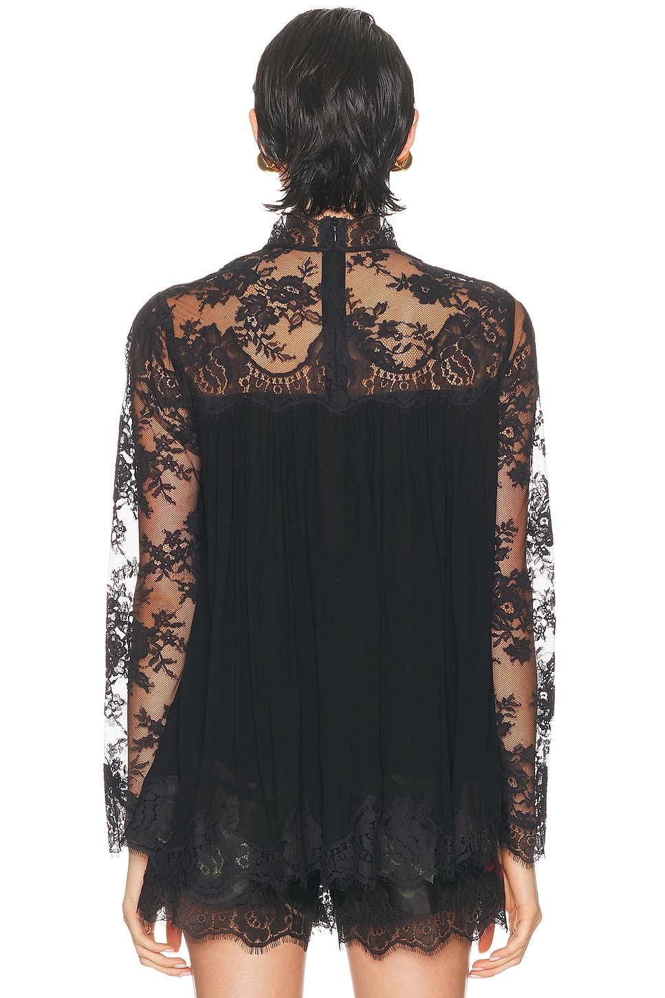 Story 1 Lace Yoke Blouse - 3
