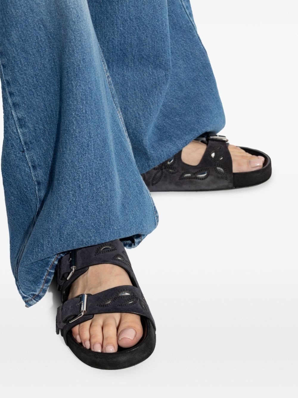 Lennyo suede sandals - 6