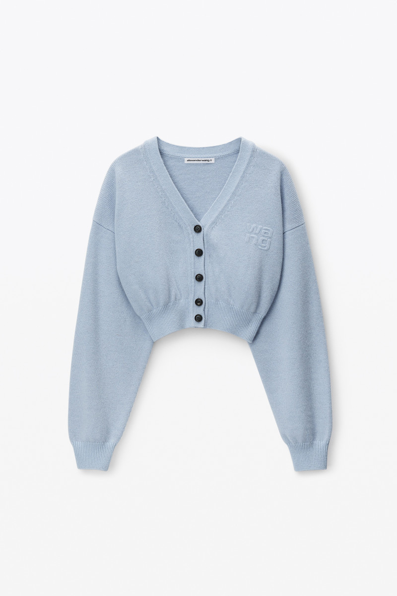 Long Sleeve Cardigan With V Neck 1