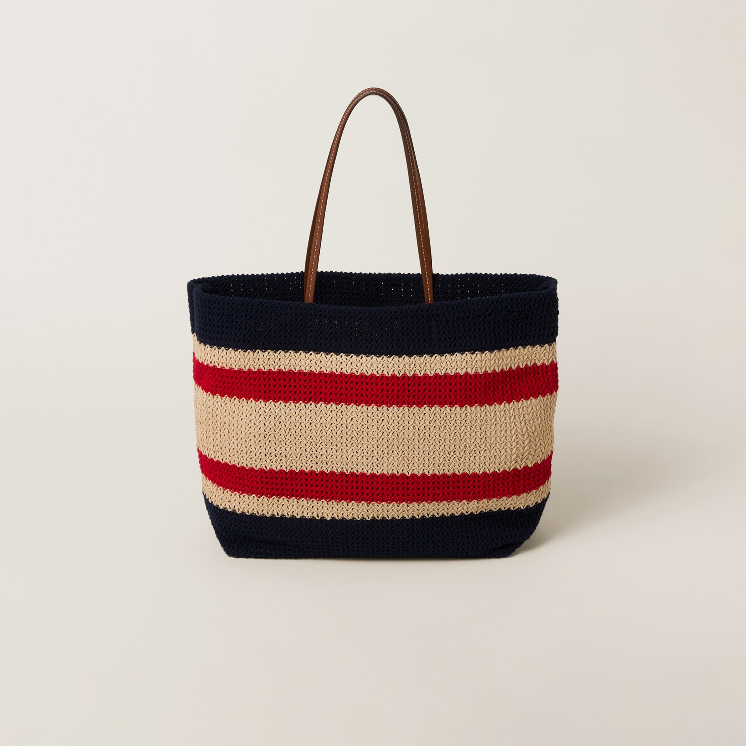 Woven fabric tote bag - 4