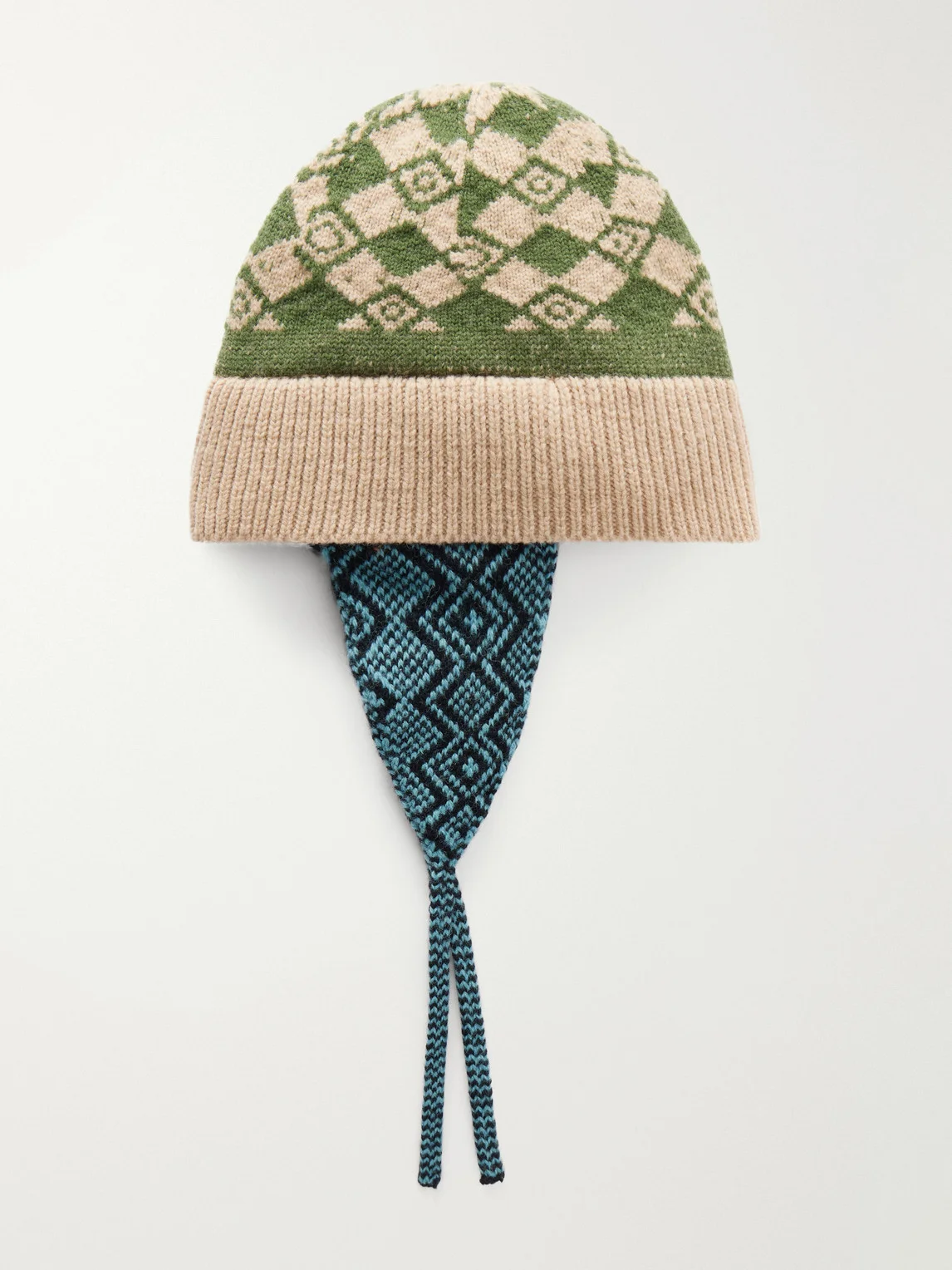 Marvin Wool-Jacquard Beanie - 1