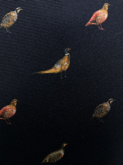 Church's bird print silk tie outlook