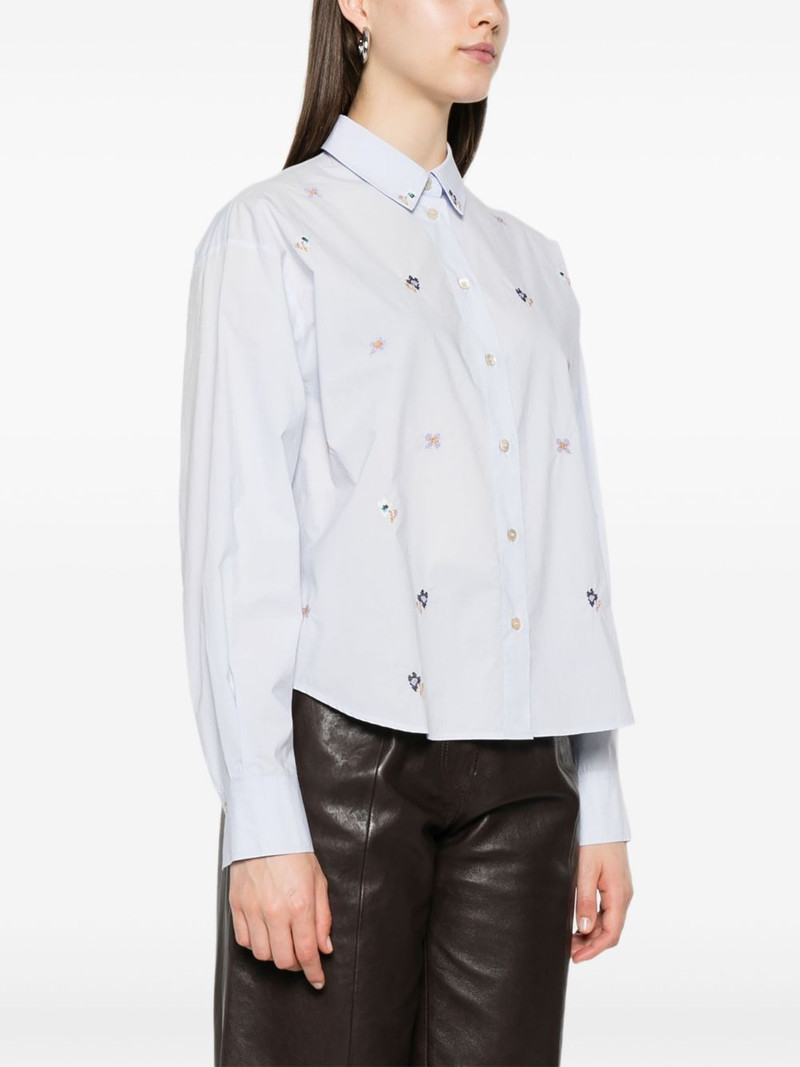 floral-embroidered shirt 3