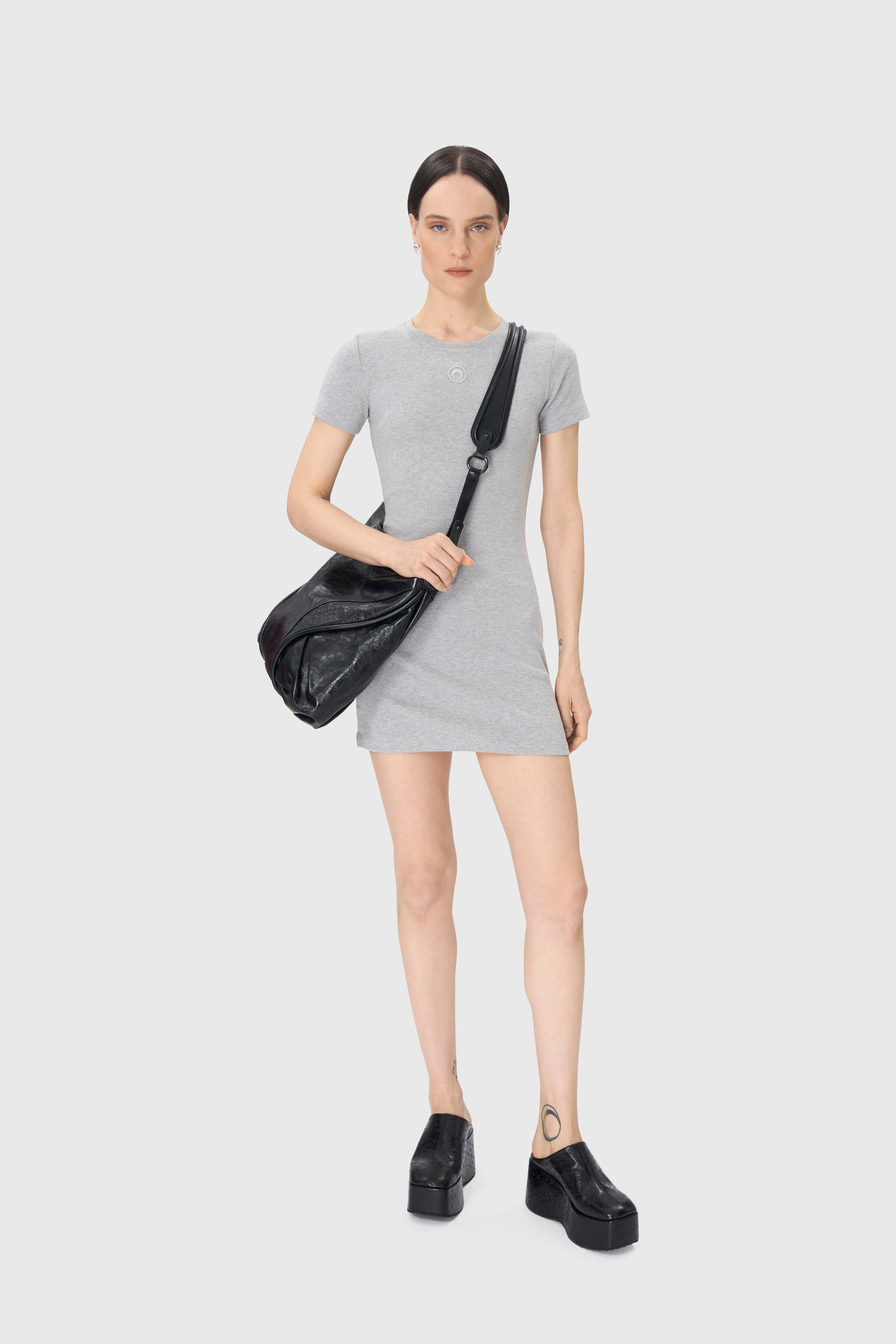 Organic Cotton Rib  T-shirt  Dress - 2