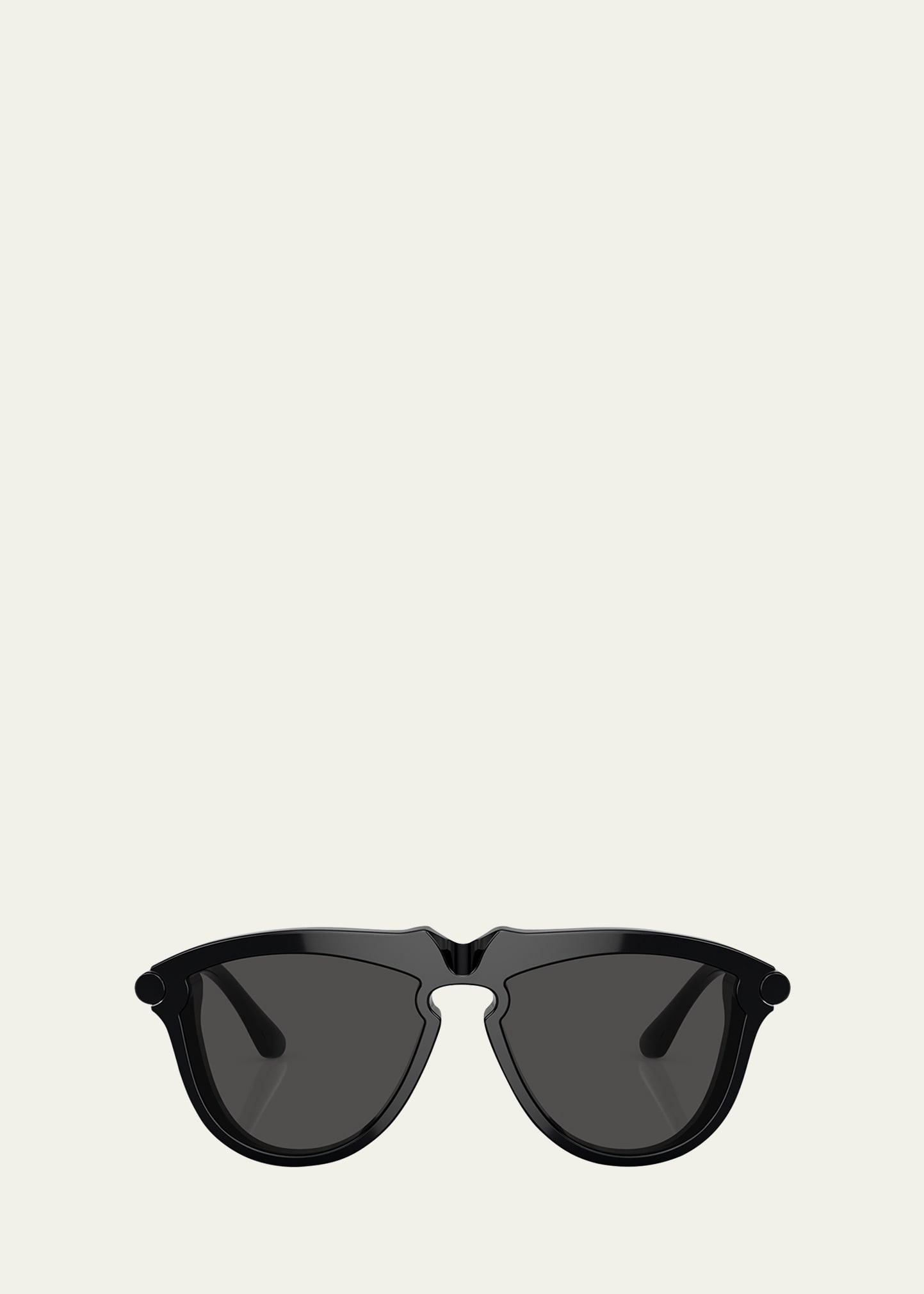 BE4417U Keyhole Acetate & Plastic Aviator Sunglasses - 1