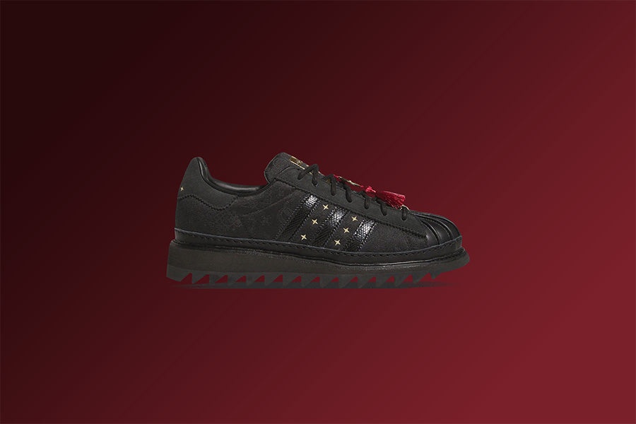 ADIDAS X CLOT SUPERSTAR 'CHINESE NEW YEAR'  - CORE BLACK/CARBON/GOLD METALLIC - 5