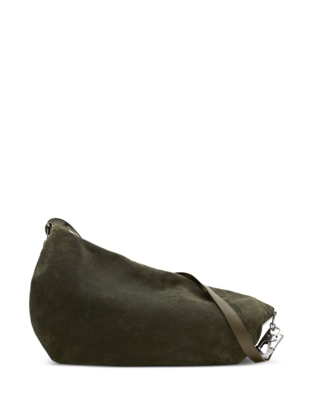 large Knight suede shoulder bag - 2
