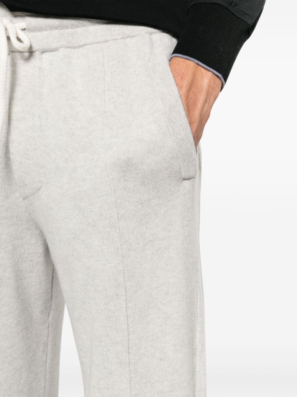 cashmere track trousers - 5