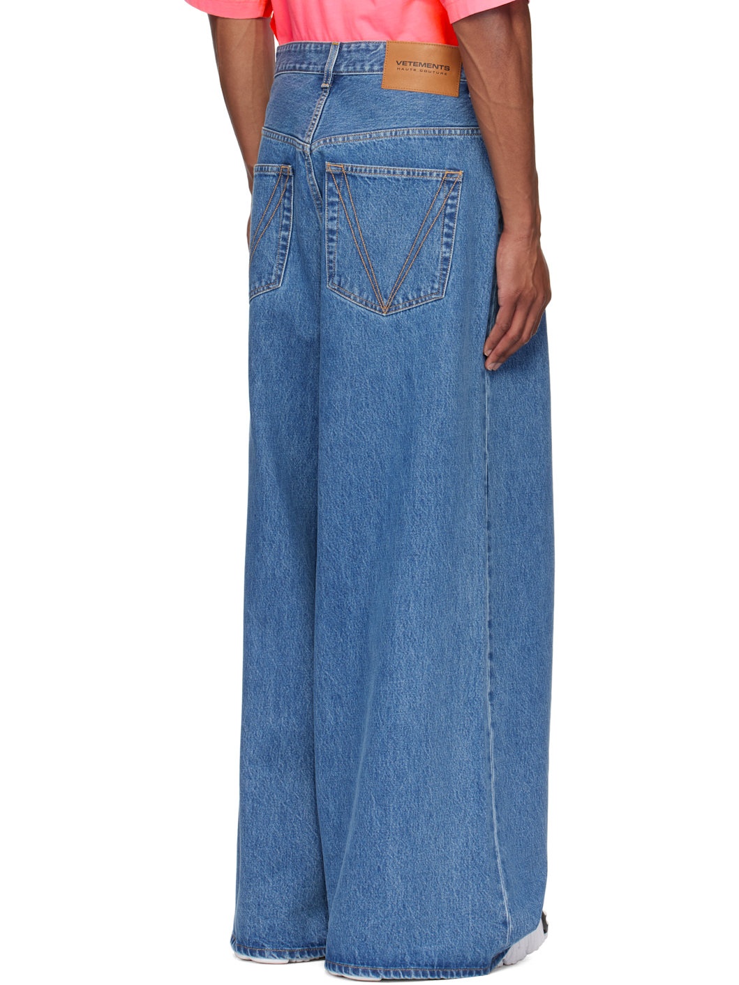 Blue Oversized Baggy Jeans - 3