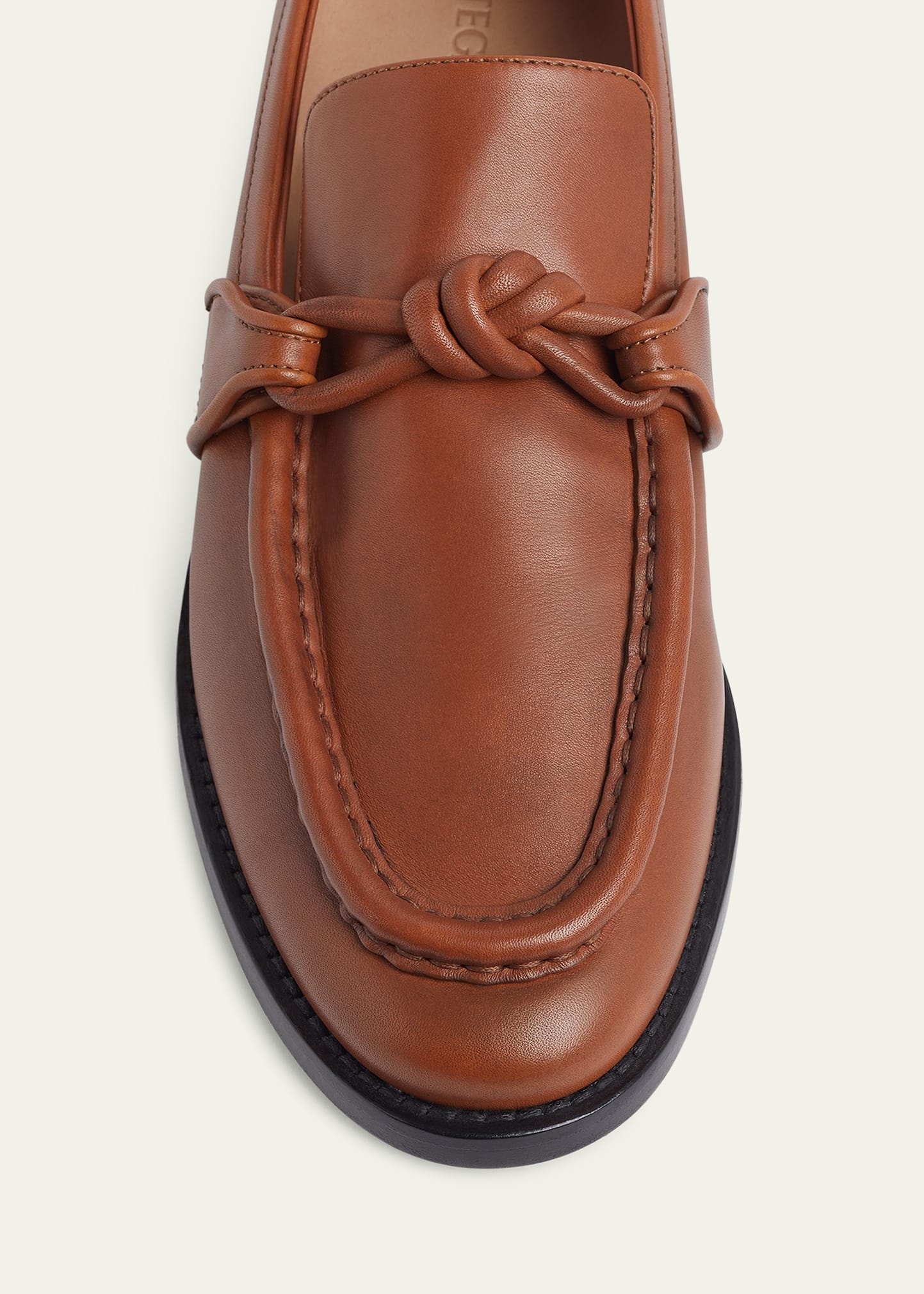 Men's Astaire Leather Knot Loafers - 3