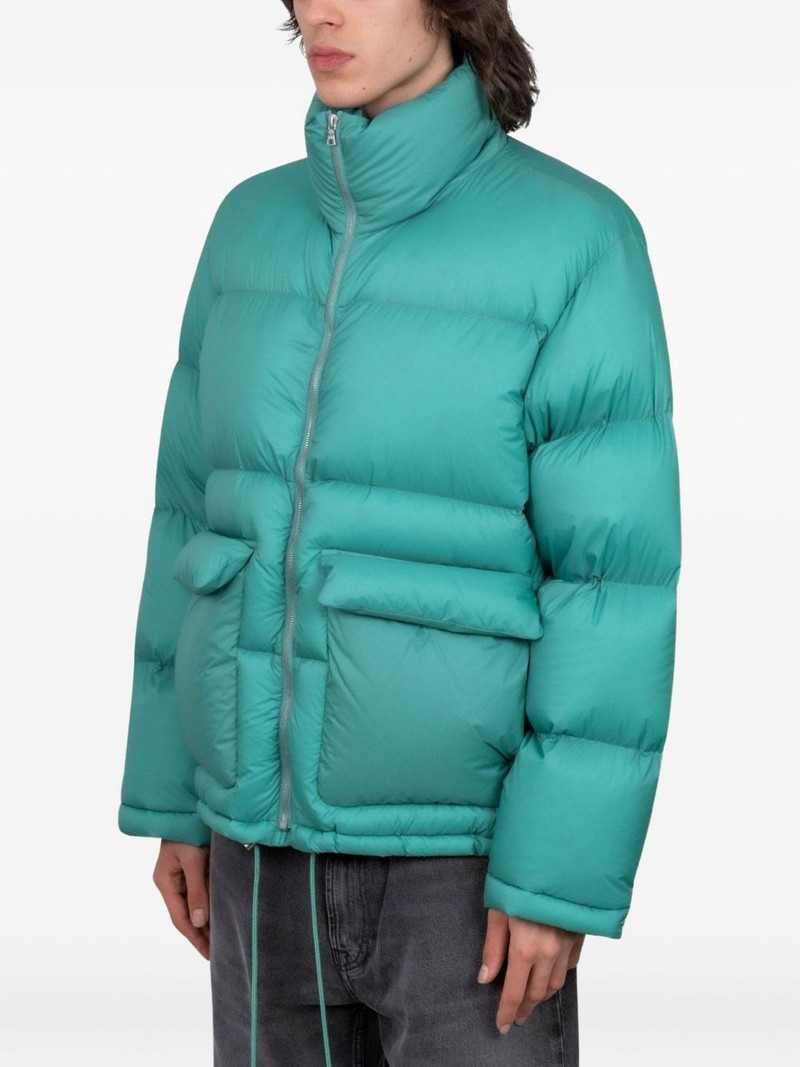 AURALEE zip-fastening padded jacket outlook