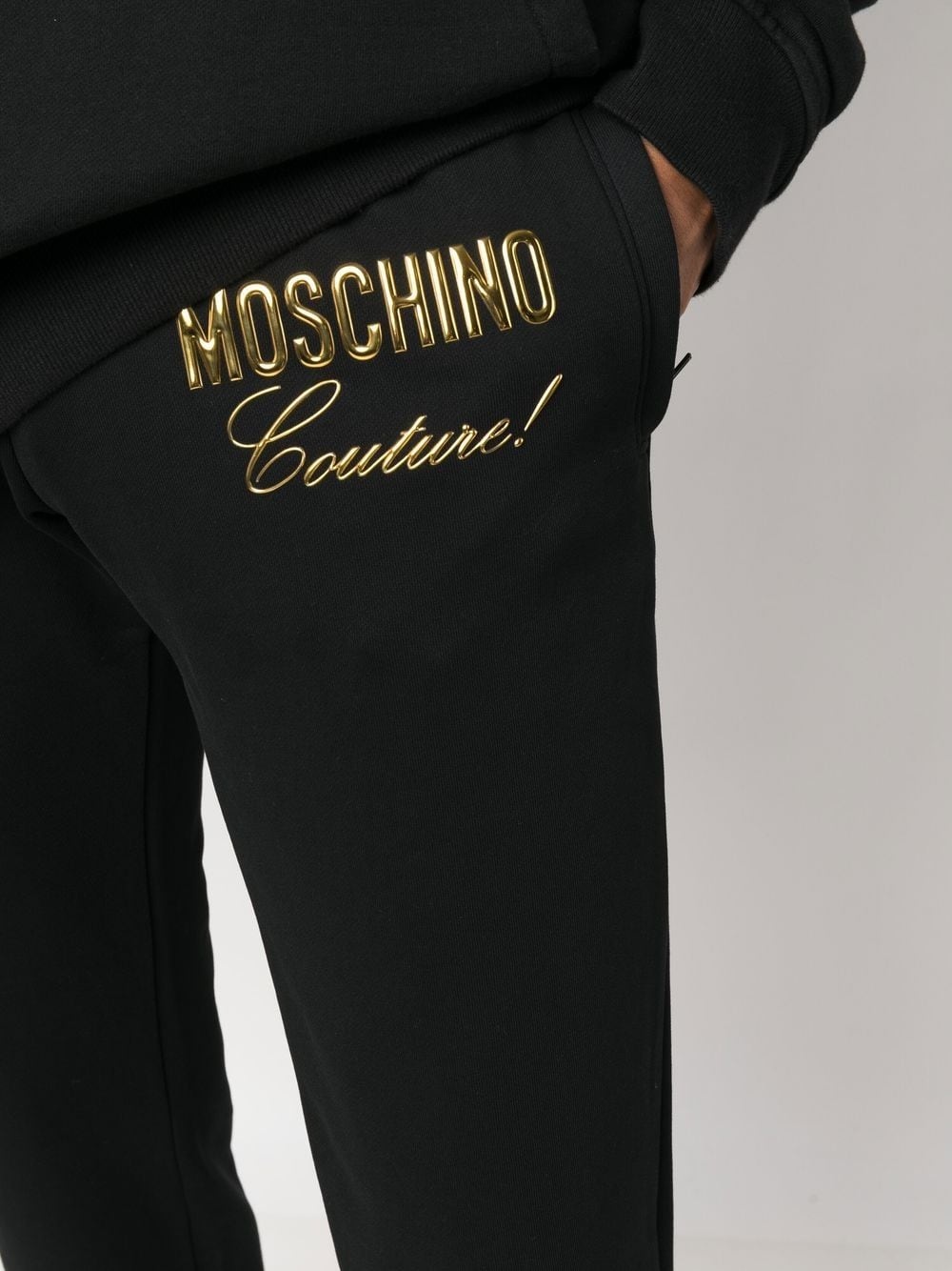 appliqué logo track pants - 5