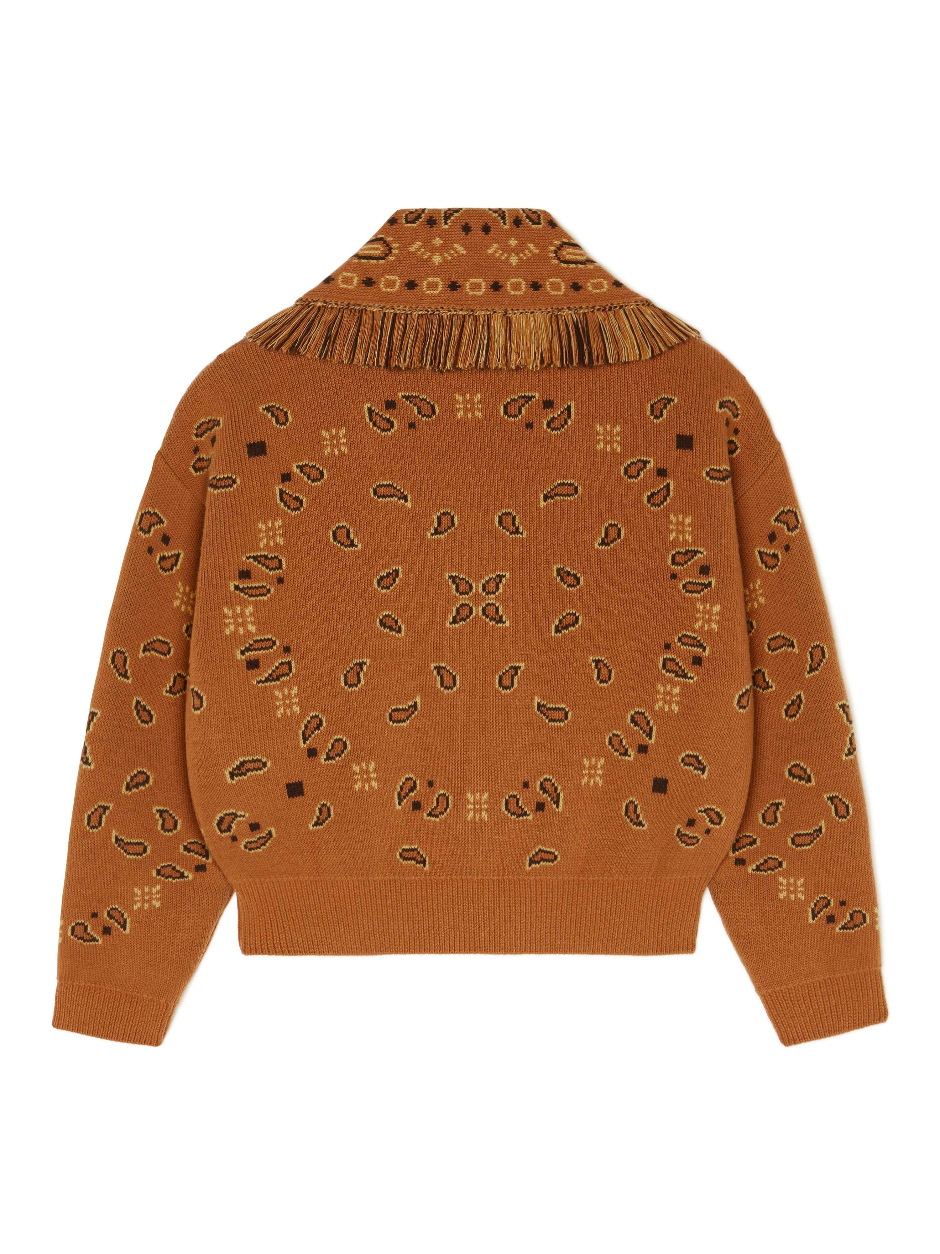 Bandana Jacquard Cardi-Bomber - 3
